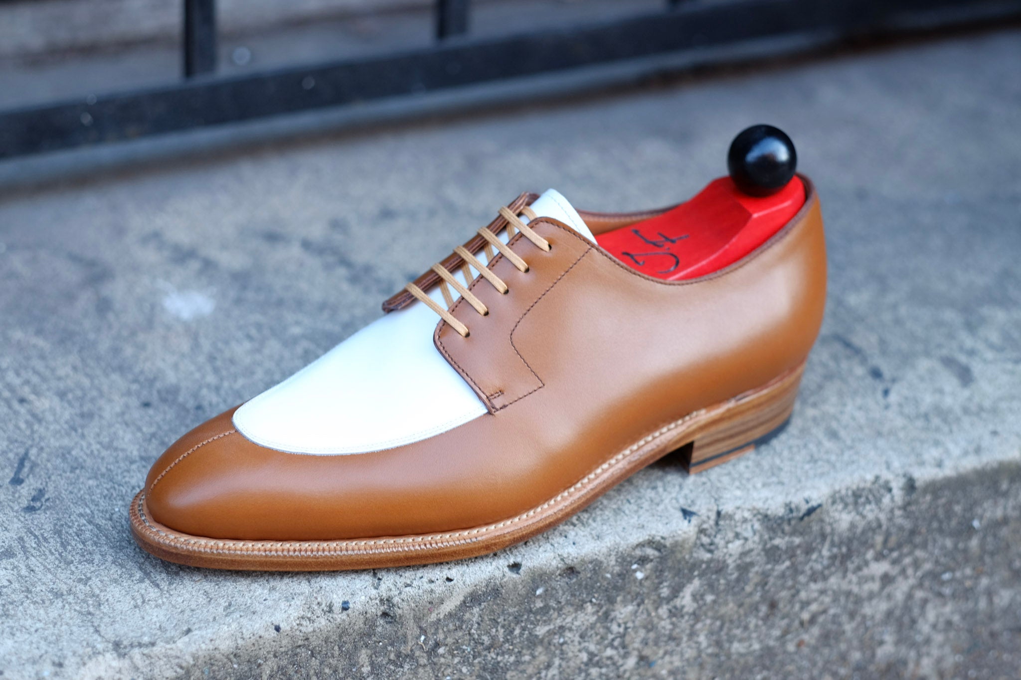 Belltown MTO - Maple Calf / White Calf - NGT Last- Single Leather Sole