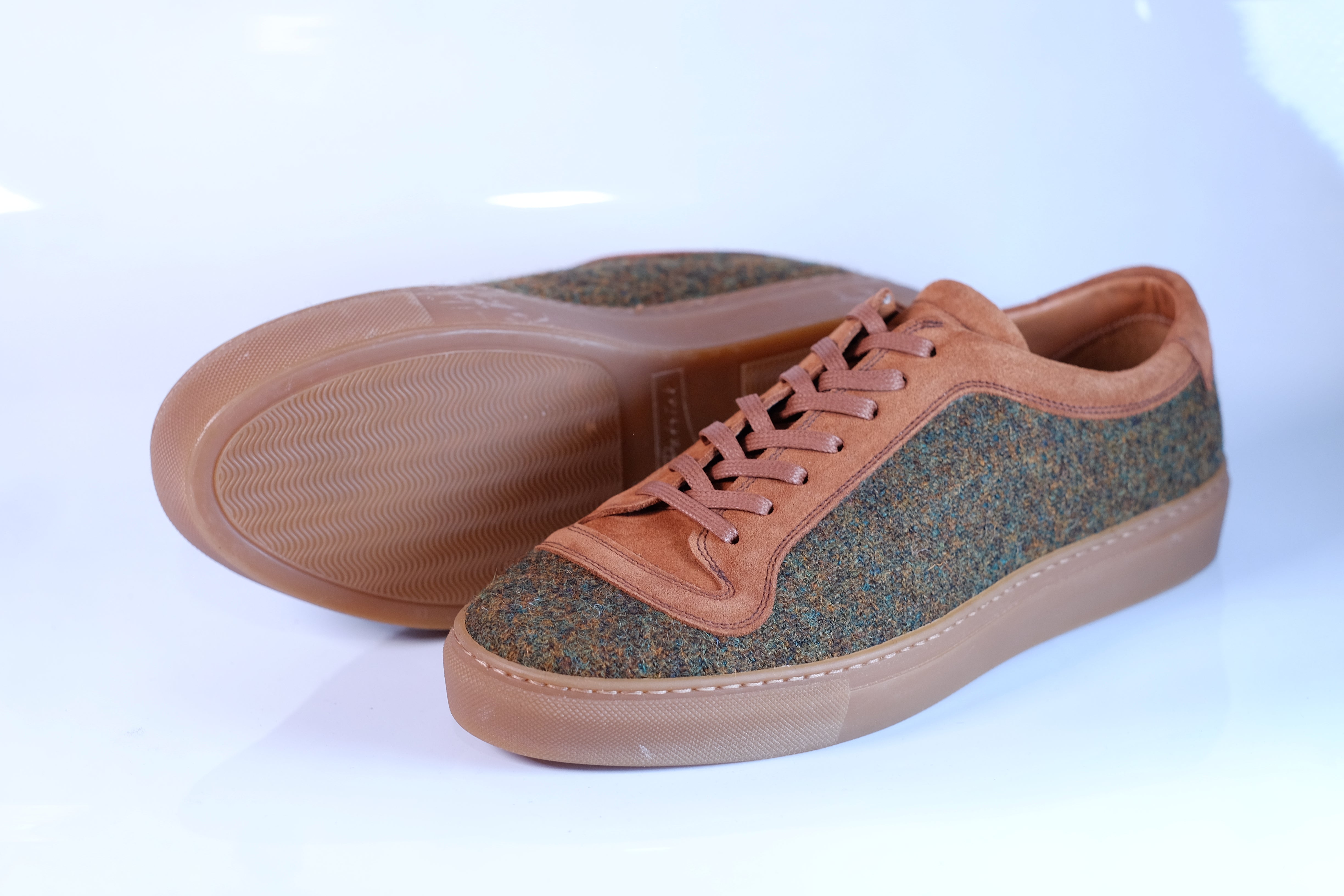 Woodinville - Mustard Tweed / Cumin Suede - CLEARANCE - Grade 1