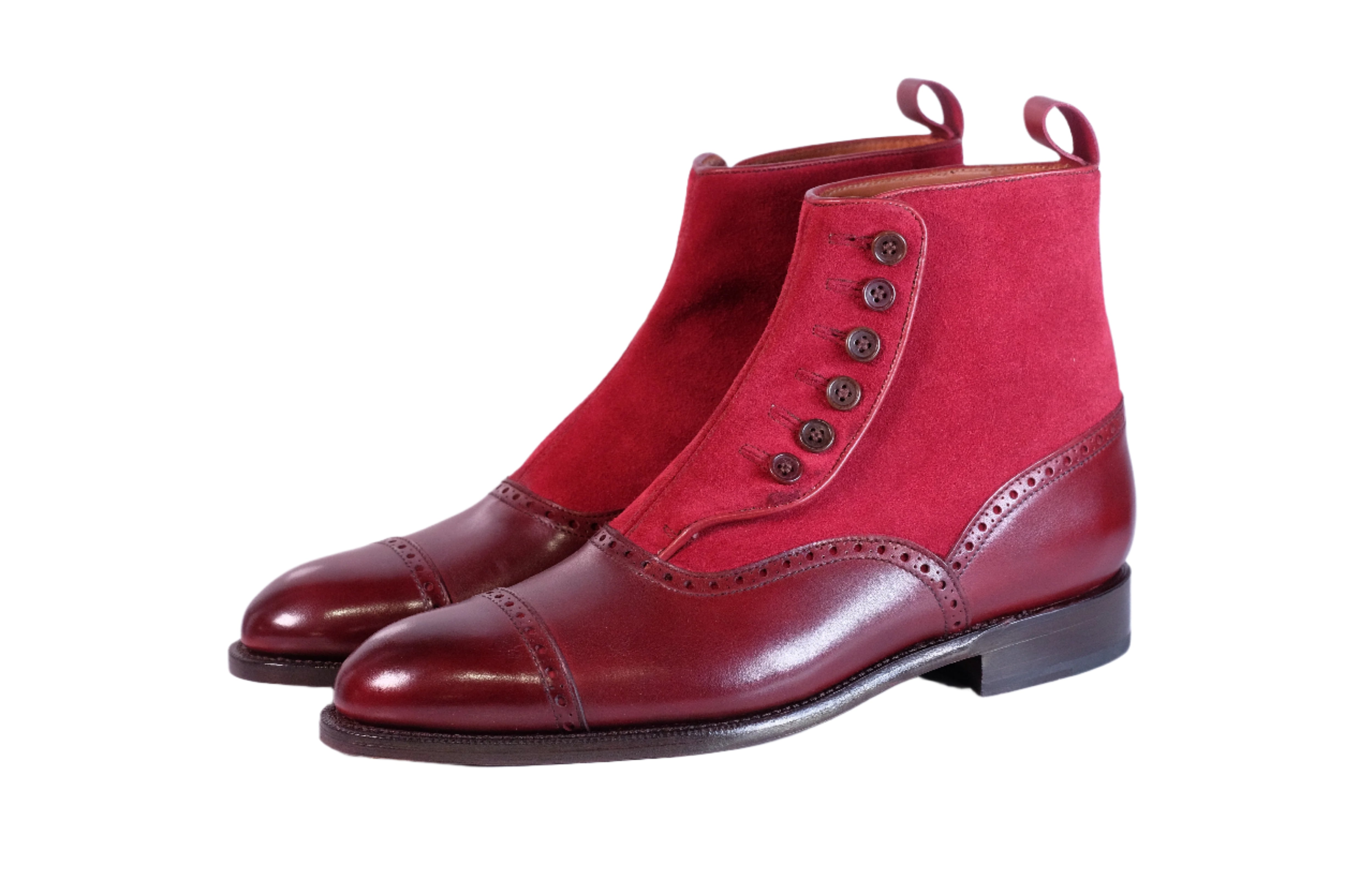 Puyallup MTO - Burgundy Calf / Burgundy Suede - CLEARANCE - Grade 1