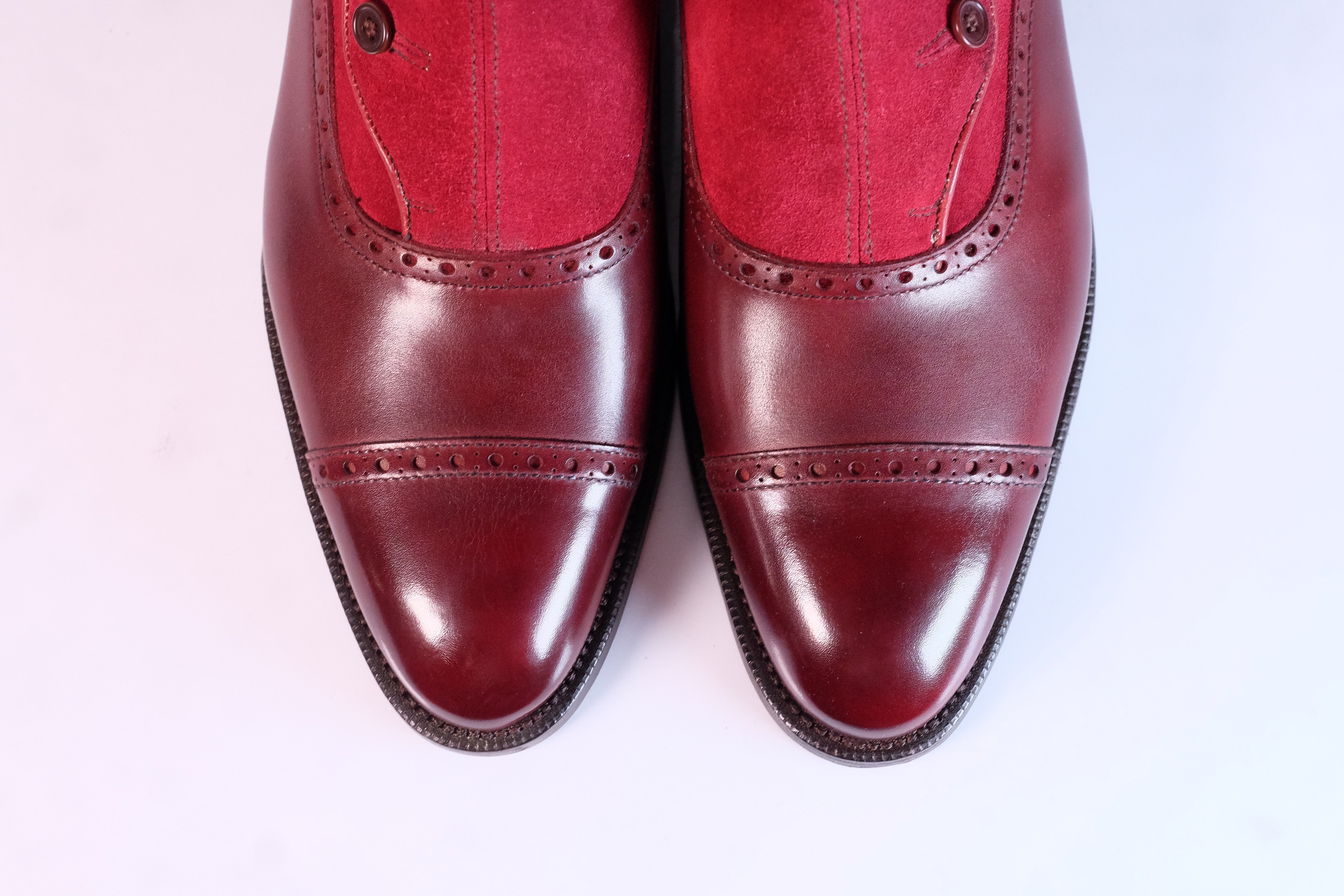Puyallup MTO - Burgundy Calf / Burgundy Suede - CLEARANCE - Grade 1