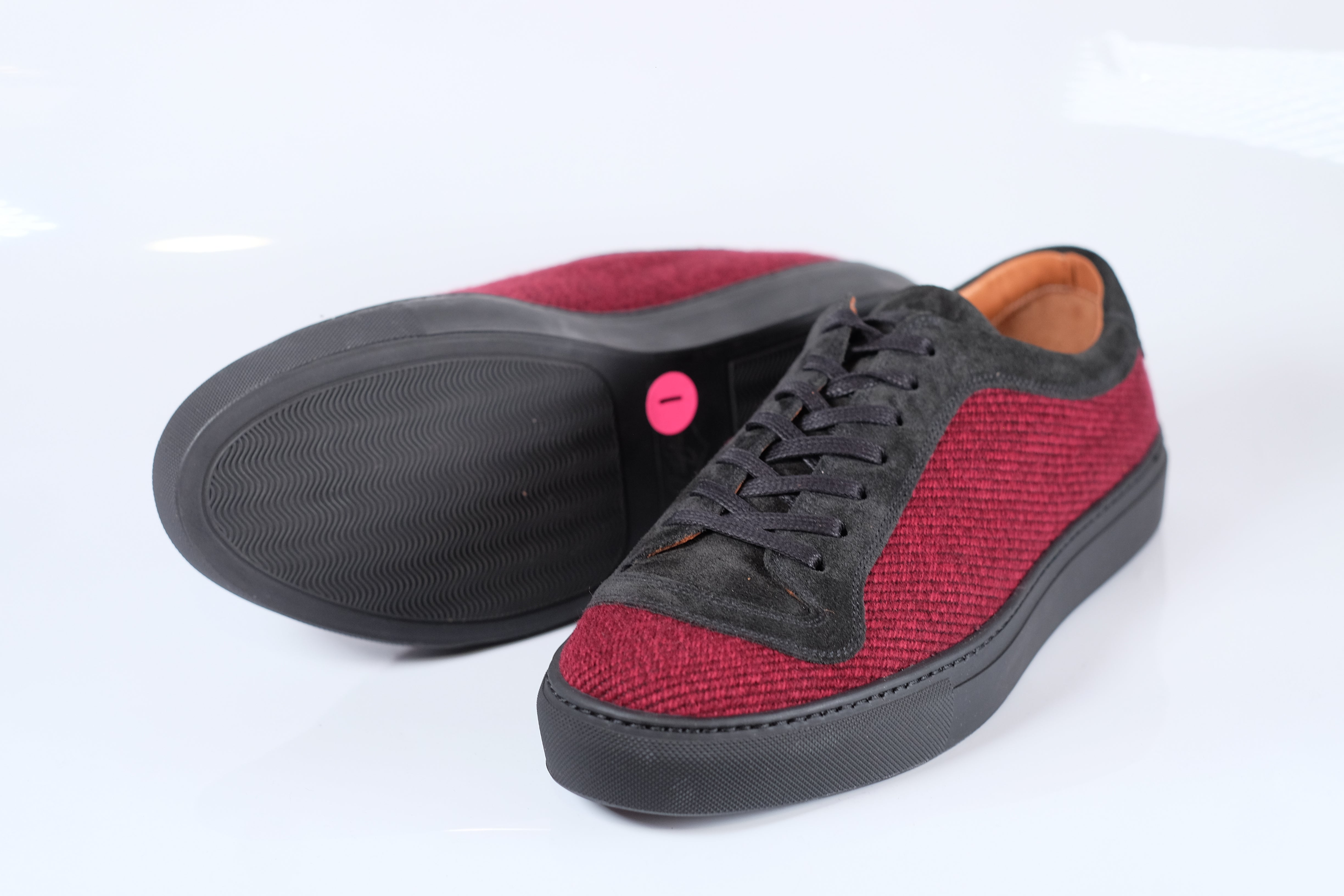 Woodinville - Red Poulsbo / Black Suede - CLEARANCE - Grade 1