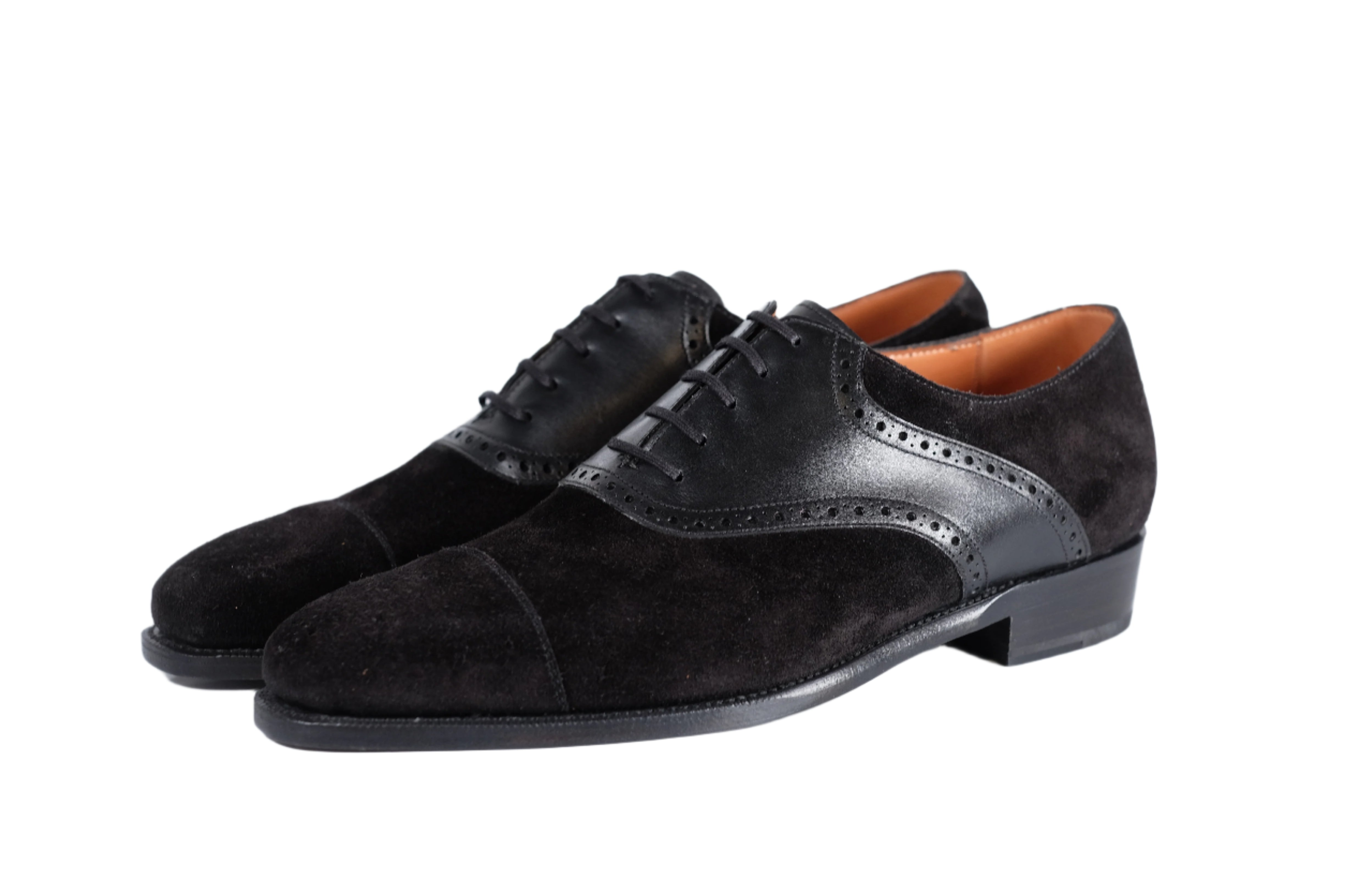 Keyport MTO - Black Calf / Black Suede - CLEARANCE - Grade 1