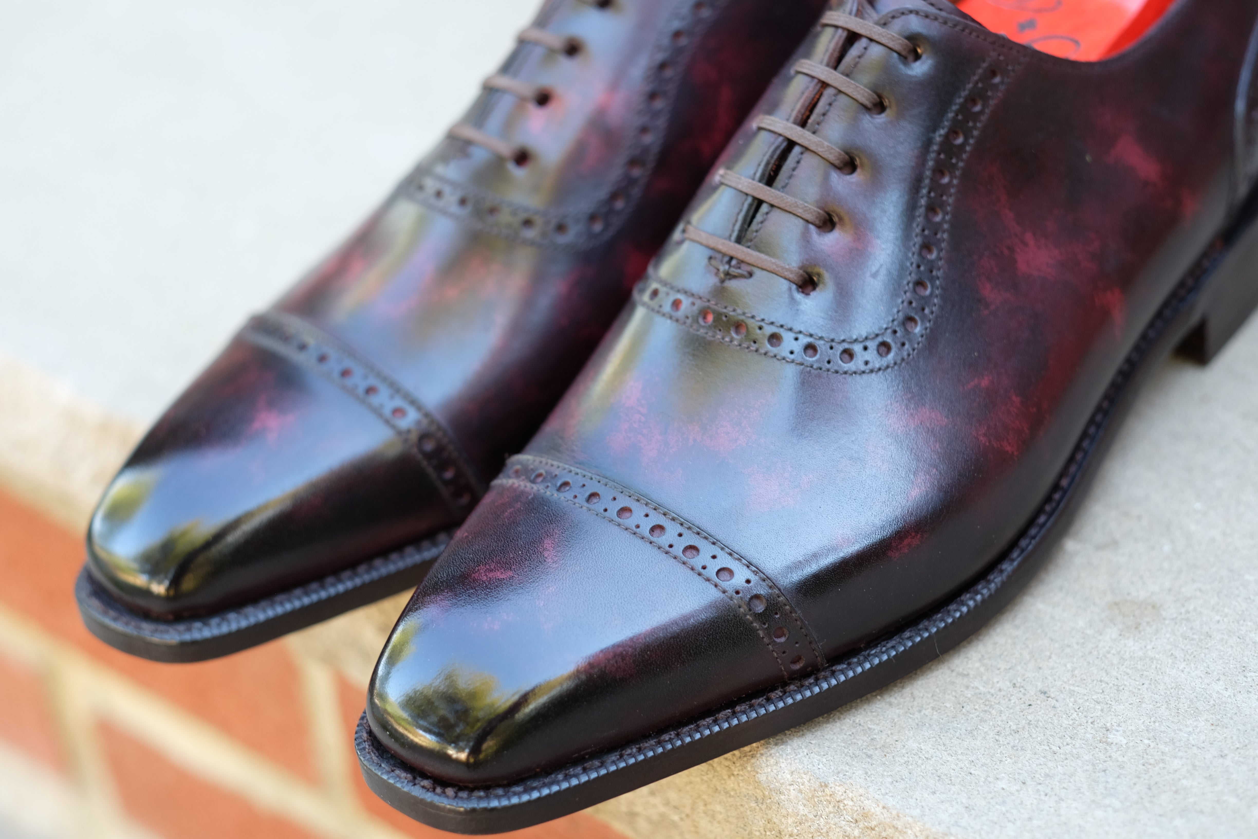 Sunnyside - Plum Marble Patina