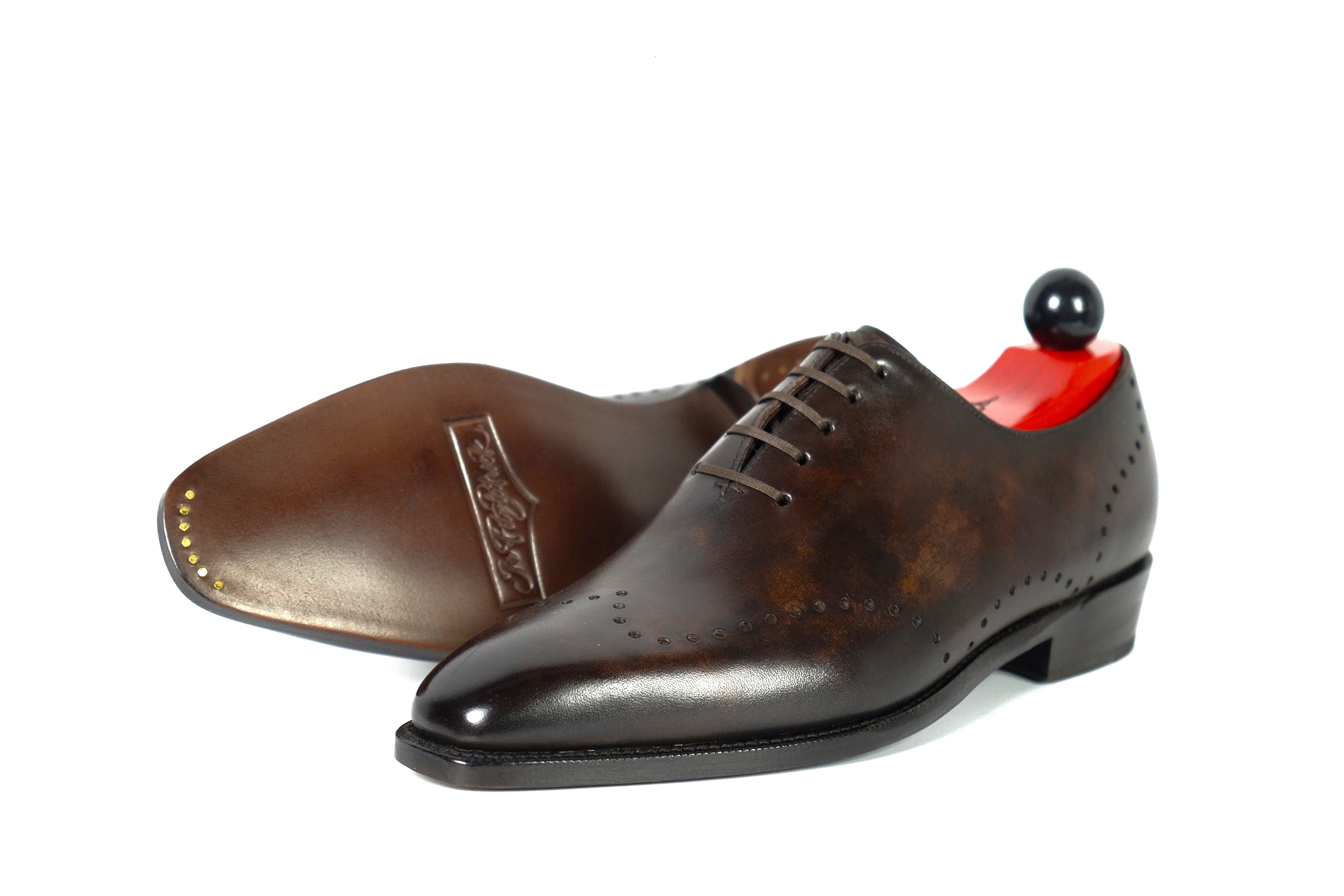 Tony II - Dark Brown Marble Patina