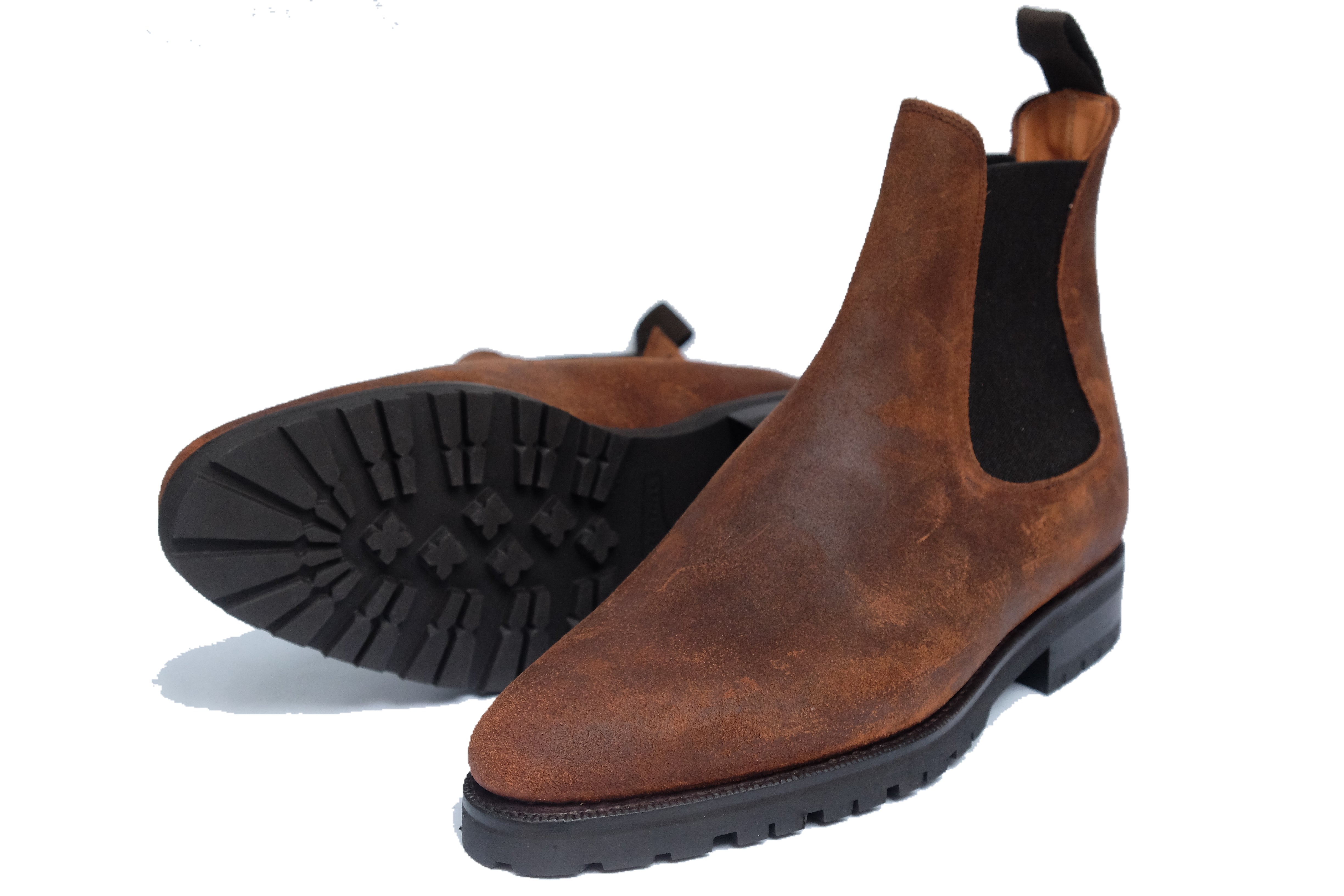 Alki - Brown Waxy Commander-Chelsea Boots-J.FitzPatrick Footwear