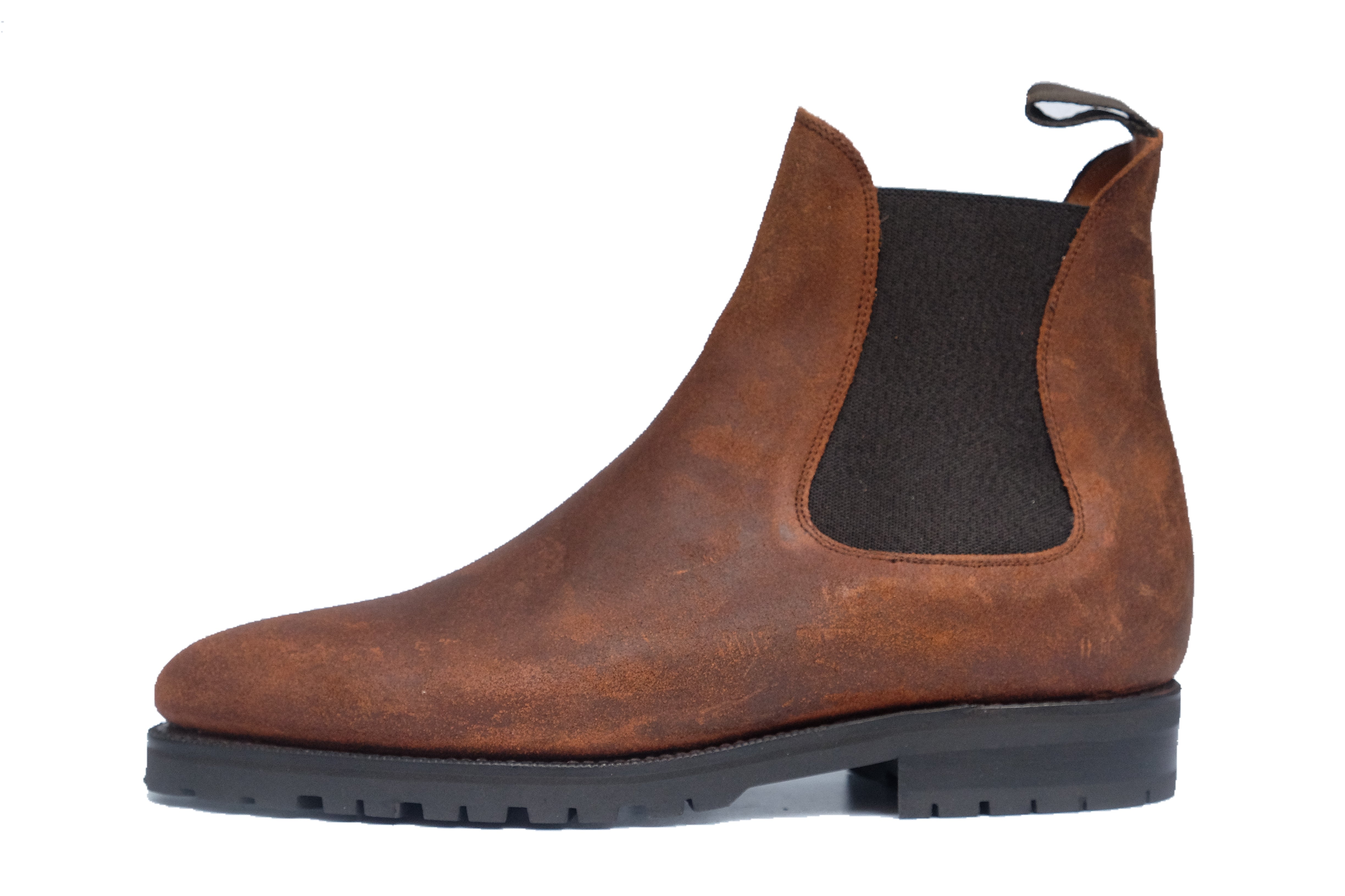 Alki - Brown Waxy Commander-Chelsea Boots-J.FitzPatrick Footwear