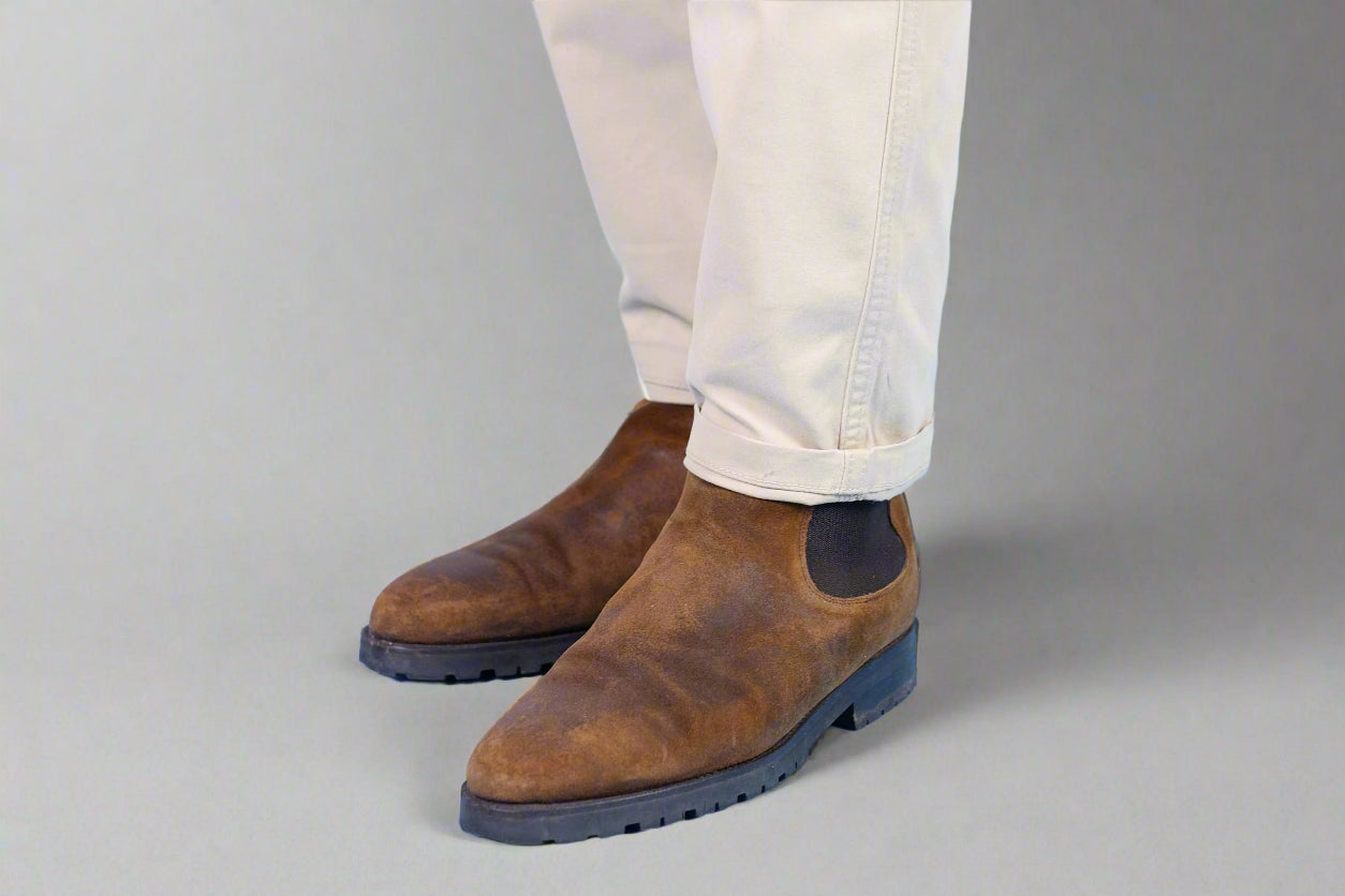 Alki - Brown Waxy Commander-Chelsea Boots-J.FitzPatrick Footwear