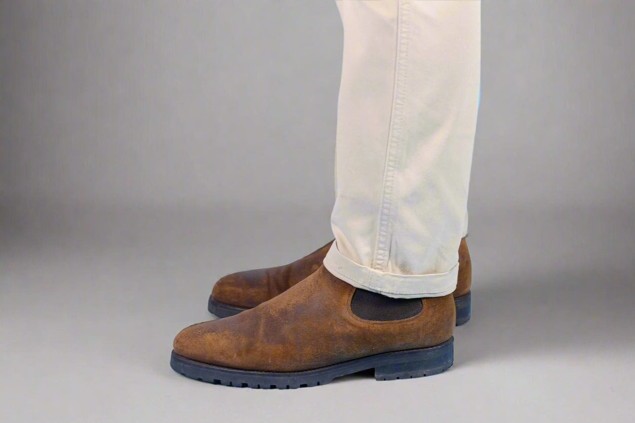 Alki - Brown Waxy Commander-Chelsea Boots-J.FitzPatrick Footwear