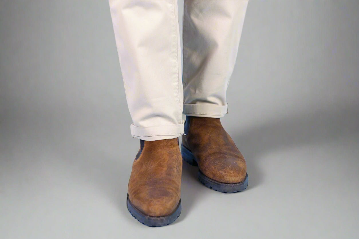 Alki - Brown Waxy Commander-Chelsea Boots-J.FitzPatrick Footwear