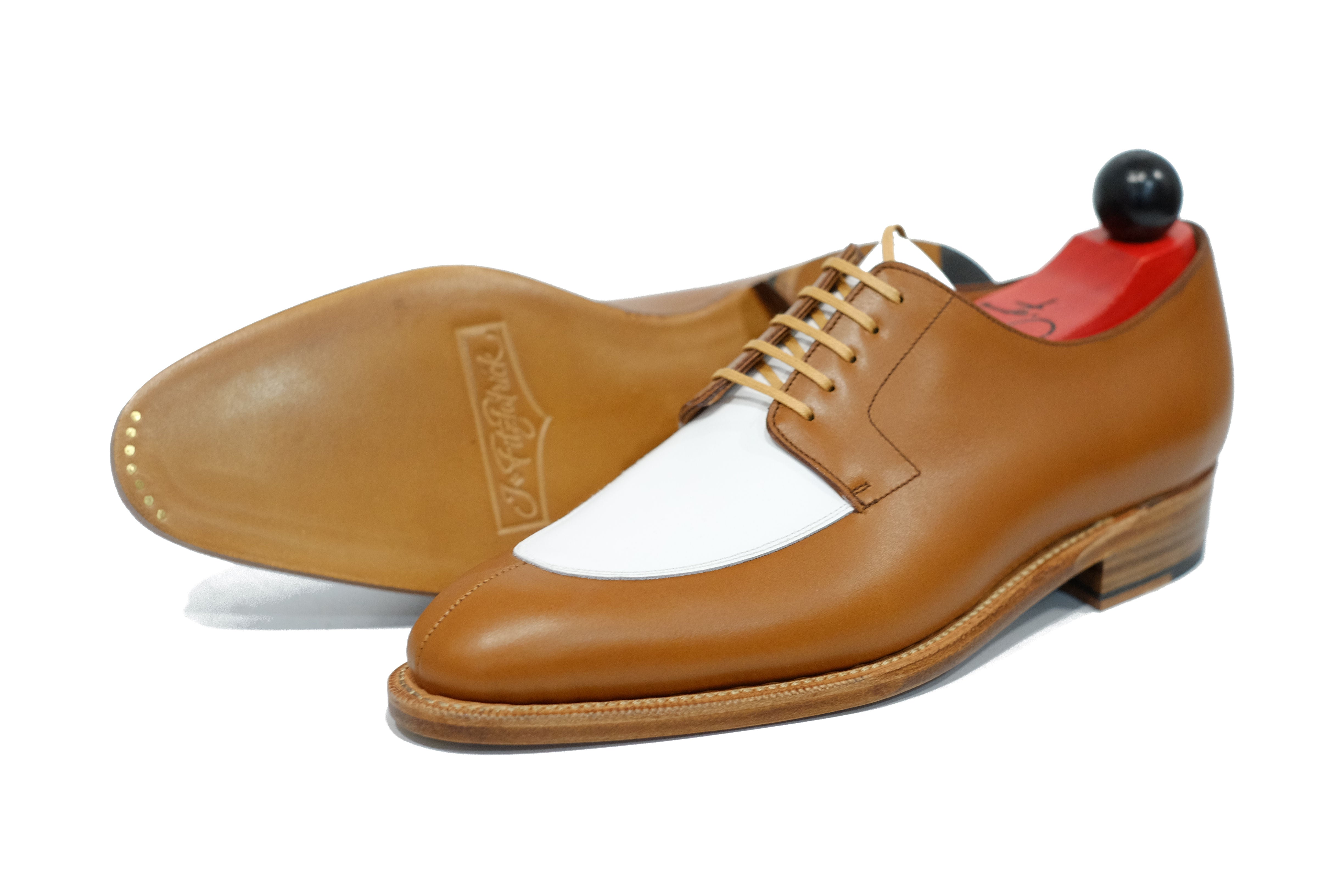 Belltown MTO - Maple Calf / White Calf-Made To Order Derbies Derby-J.FitzPatrick Footwear