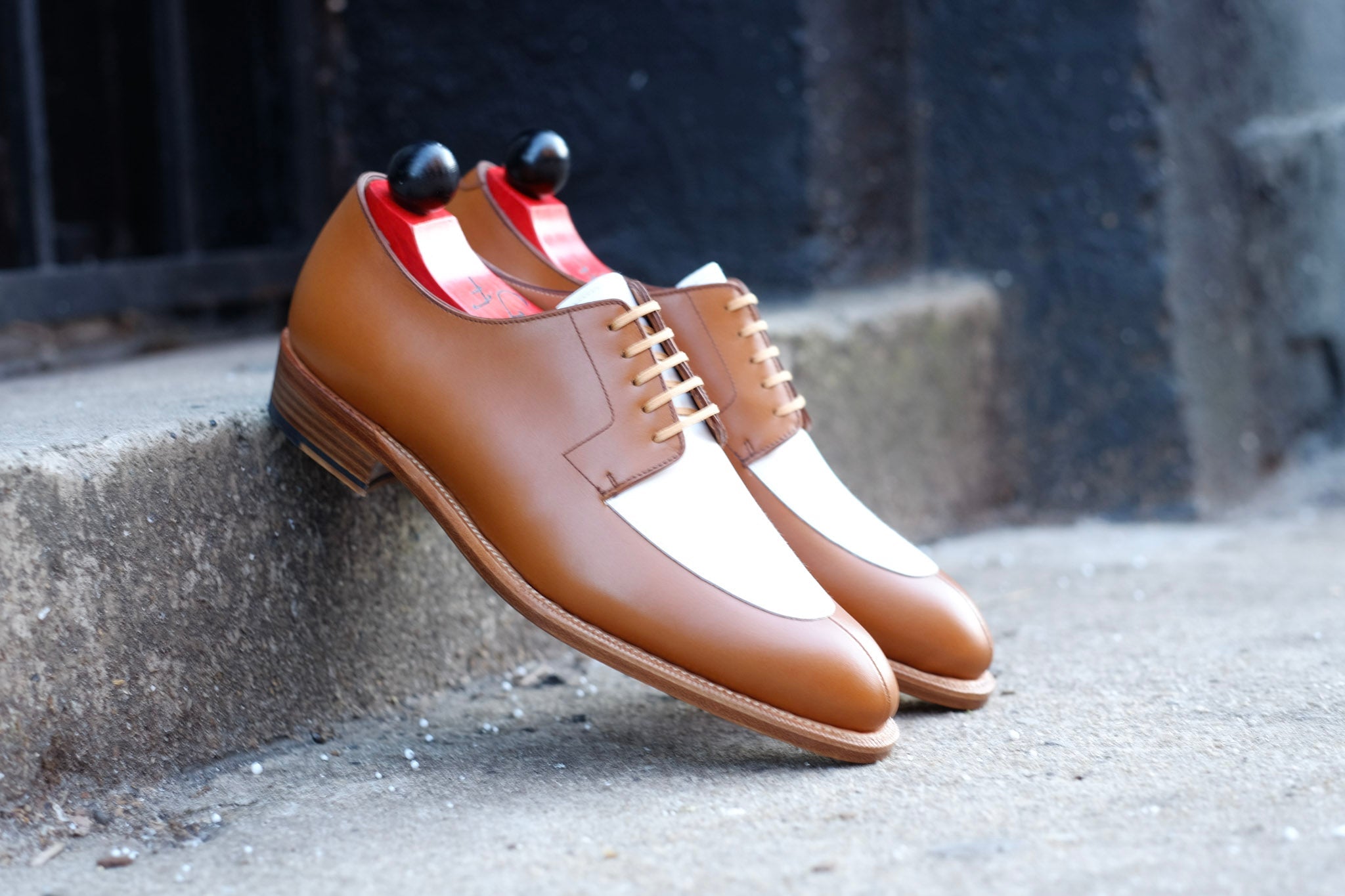 Belltown MTO - Maple Calf / White Calf-Made To Order Derbies Derby-J.FitzPatrick Footwear