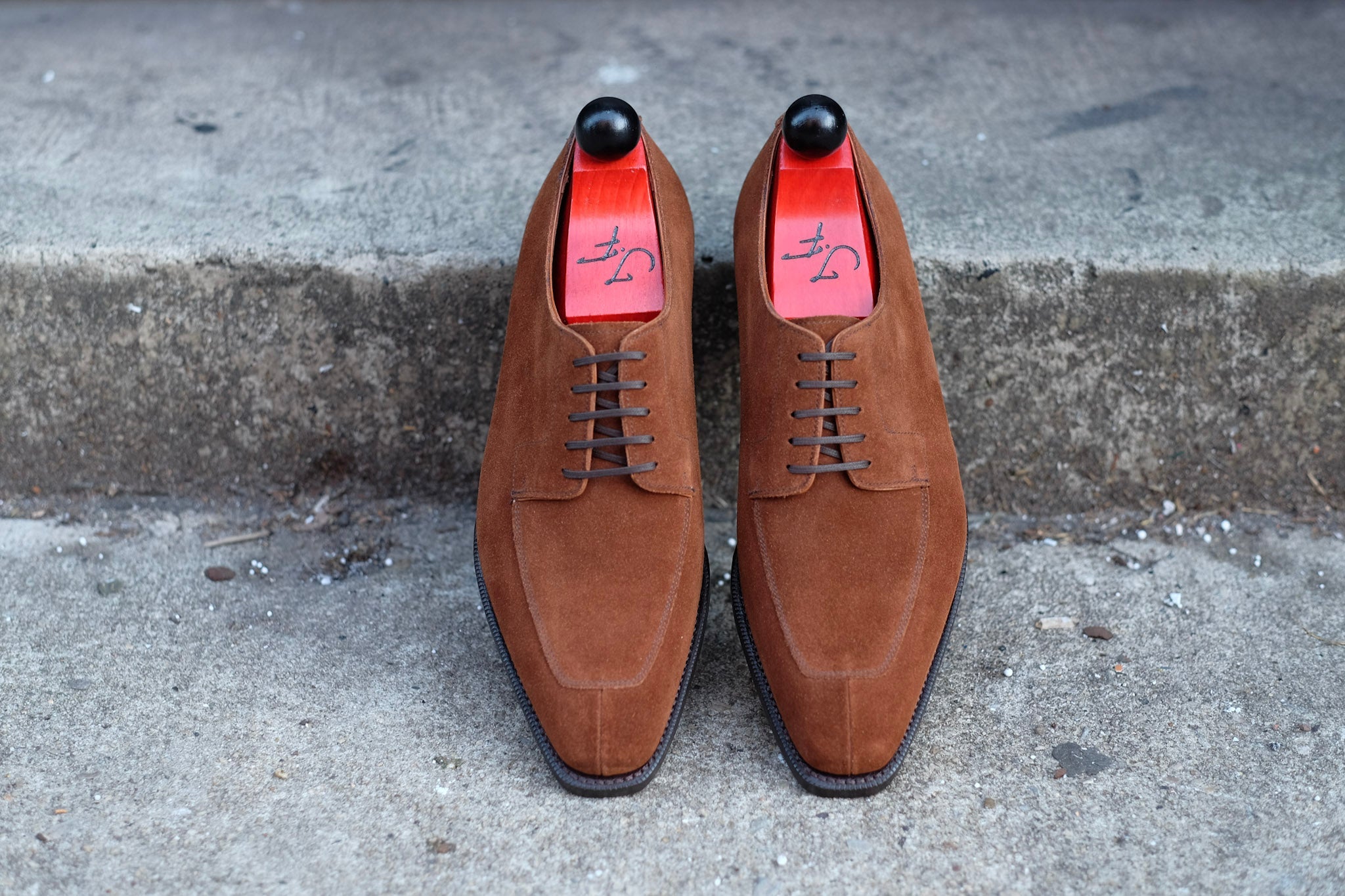 Belltown - MTO - Snuff Suede-Made To Order Derbies Derby-J.FitzPatrick Footwear