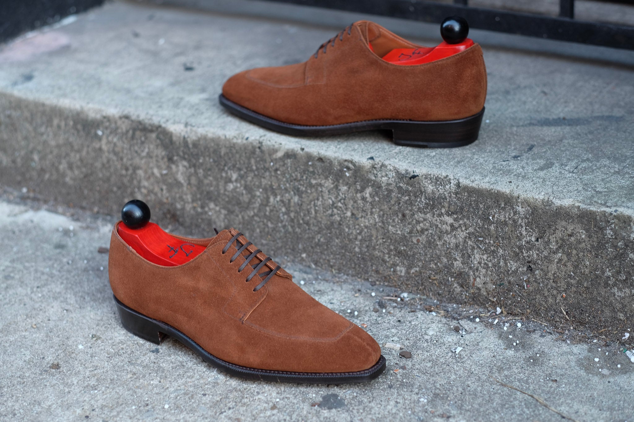 Belltown - MTO - Snuff Suede-Made To Order Derbies Derby-J.FitzPatrick Footwear