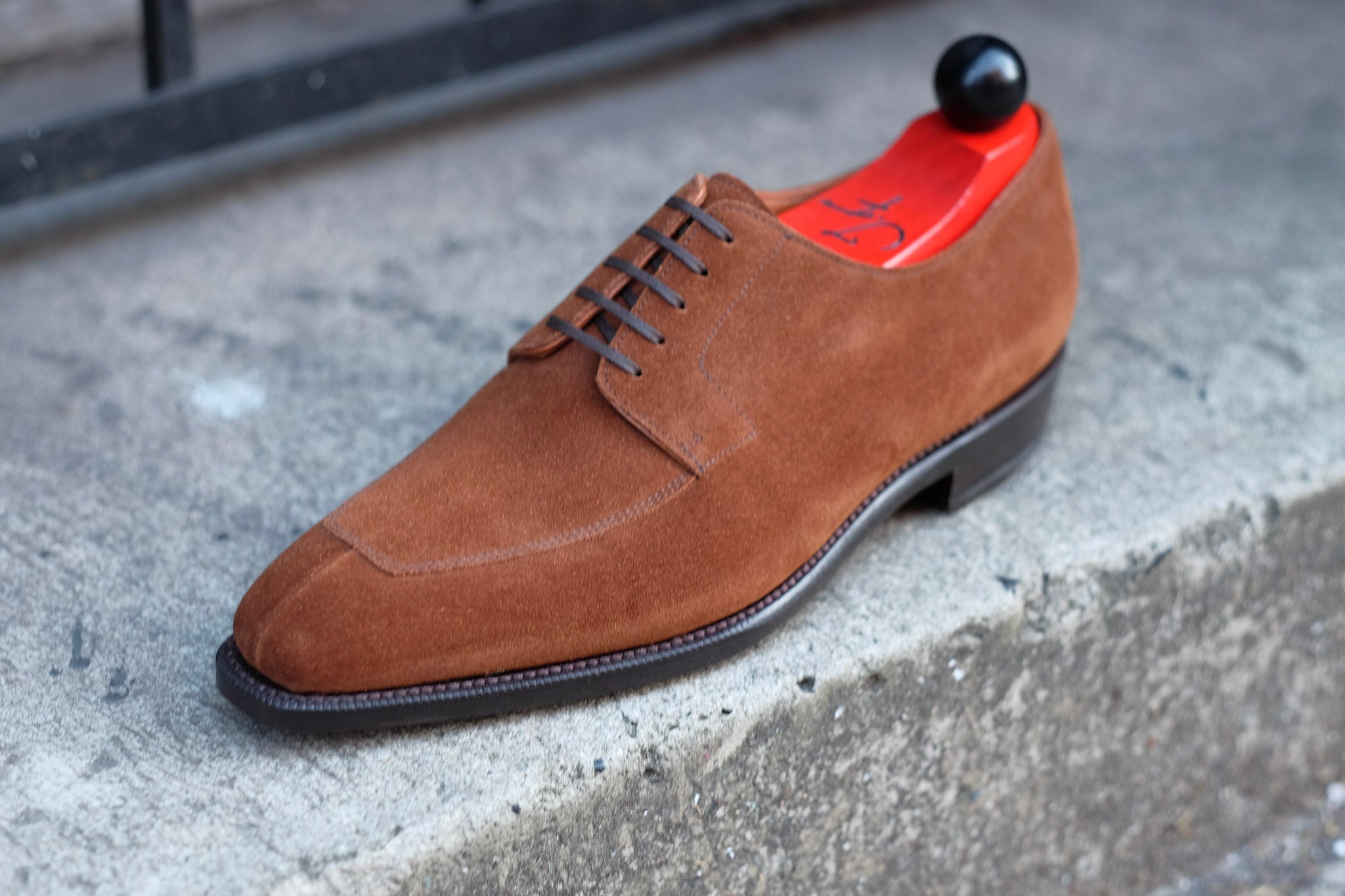 Belltown - MTO - Snuff Suede-Made To Order Derbies Derby-J.FitzPatrick Footwear