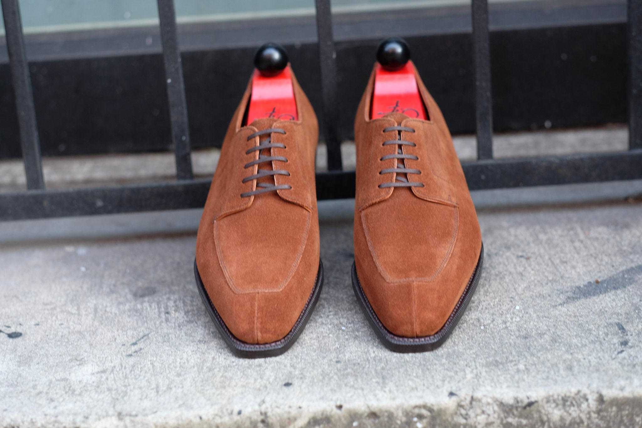 Belltown - MTO - Snuff Suede-Made To Order Derbies Derby-J.FitzPatrick Footwear