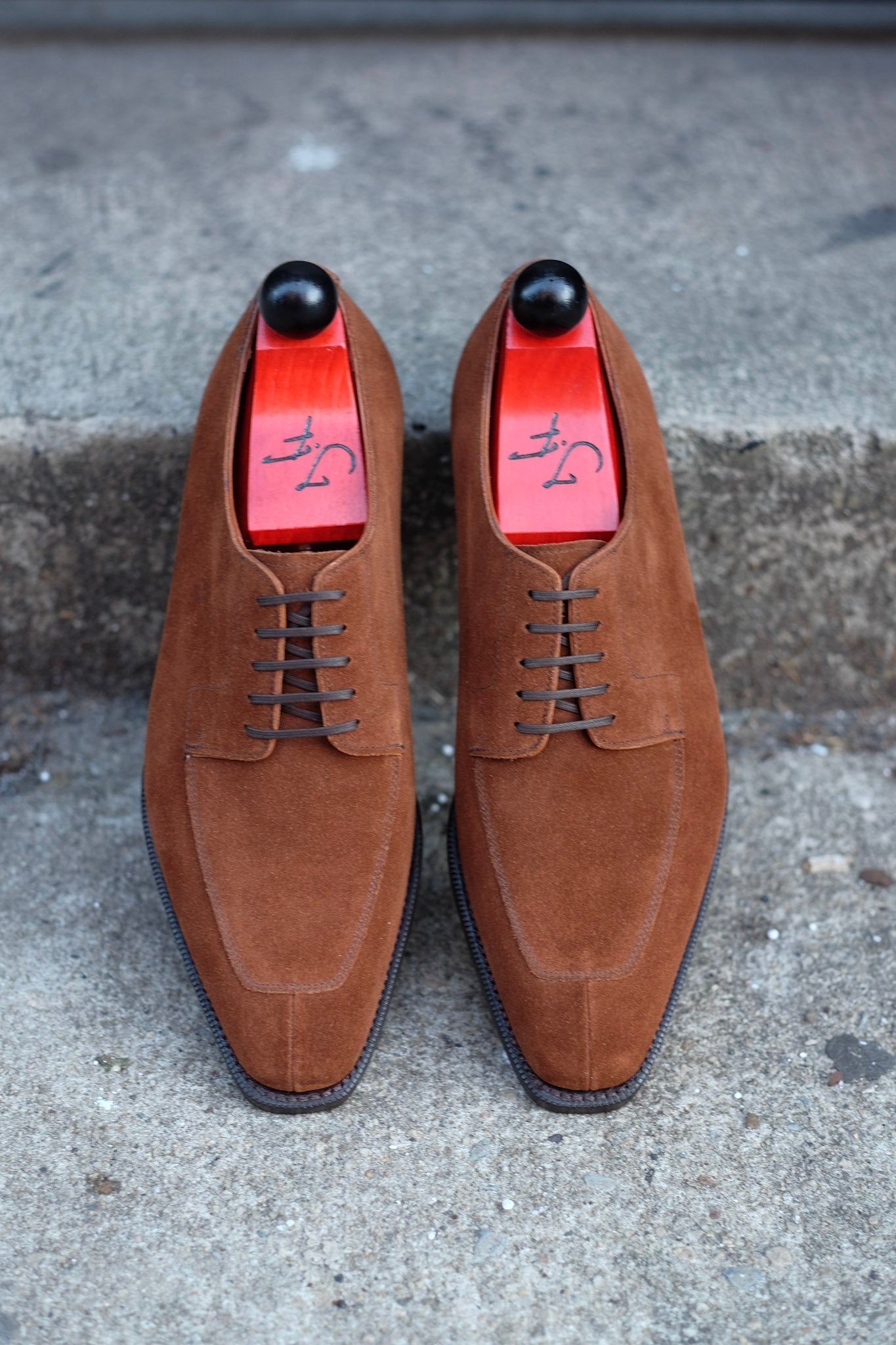 Belltown - MTO - Snuff Suede-Made To Order Derbies Derby-J.FitzPatrick Footwear