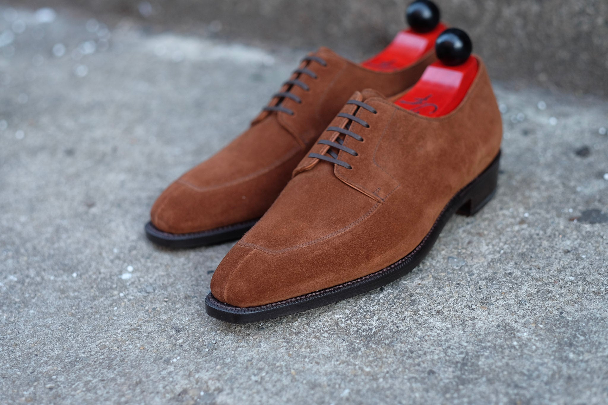 Belltown - MTO - Snuff Suede-Made To Order Derbies Derby-J.FitzPatrick Footwear