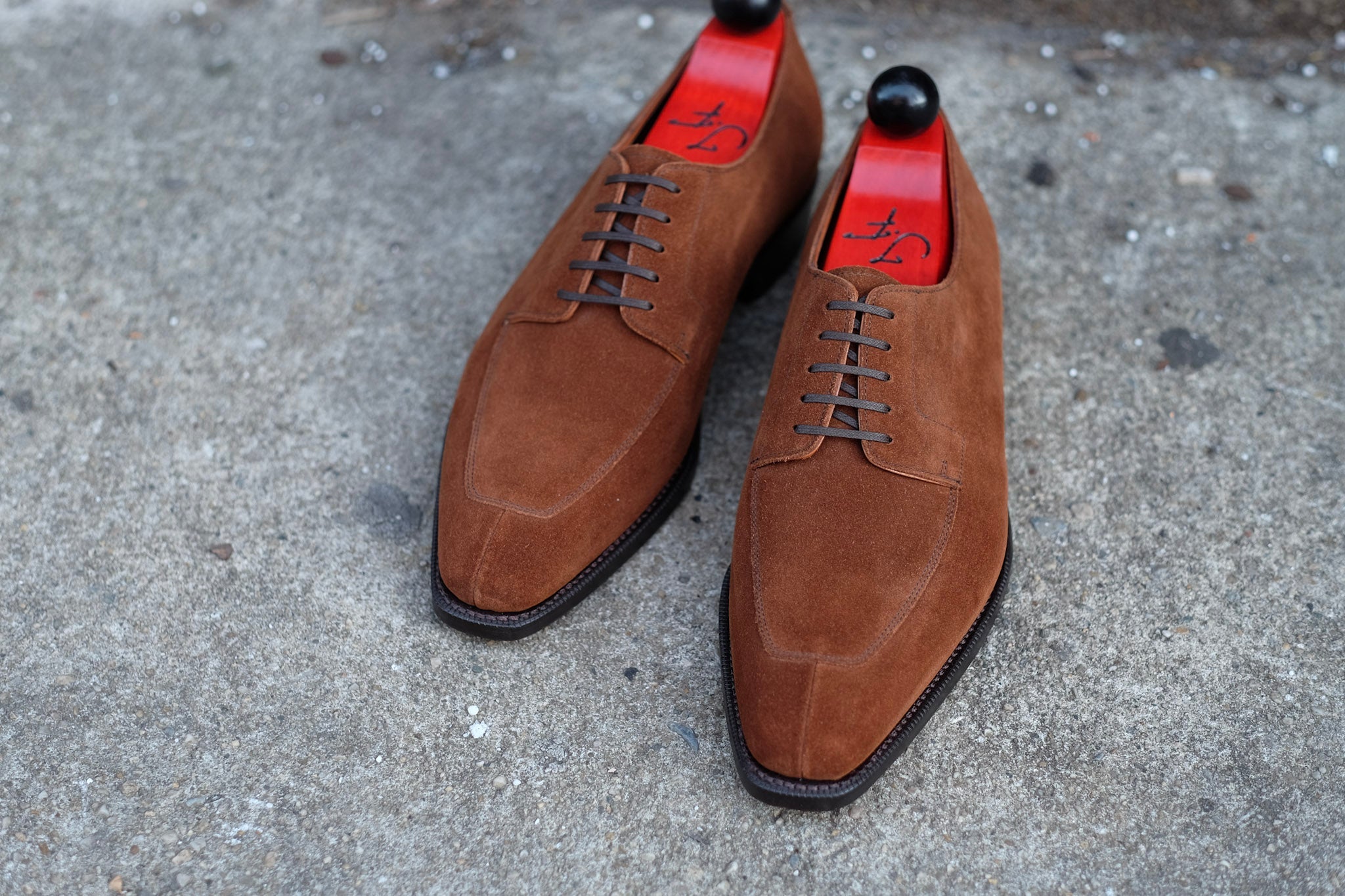 Belltown - MTO - Snuff Suede-Made To Order Derbies Derby-J.FitzPatrick Footwear