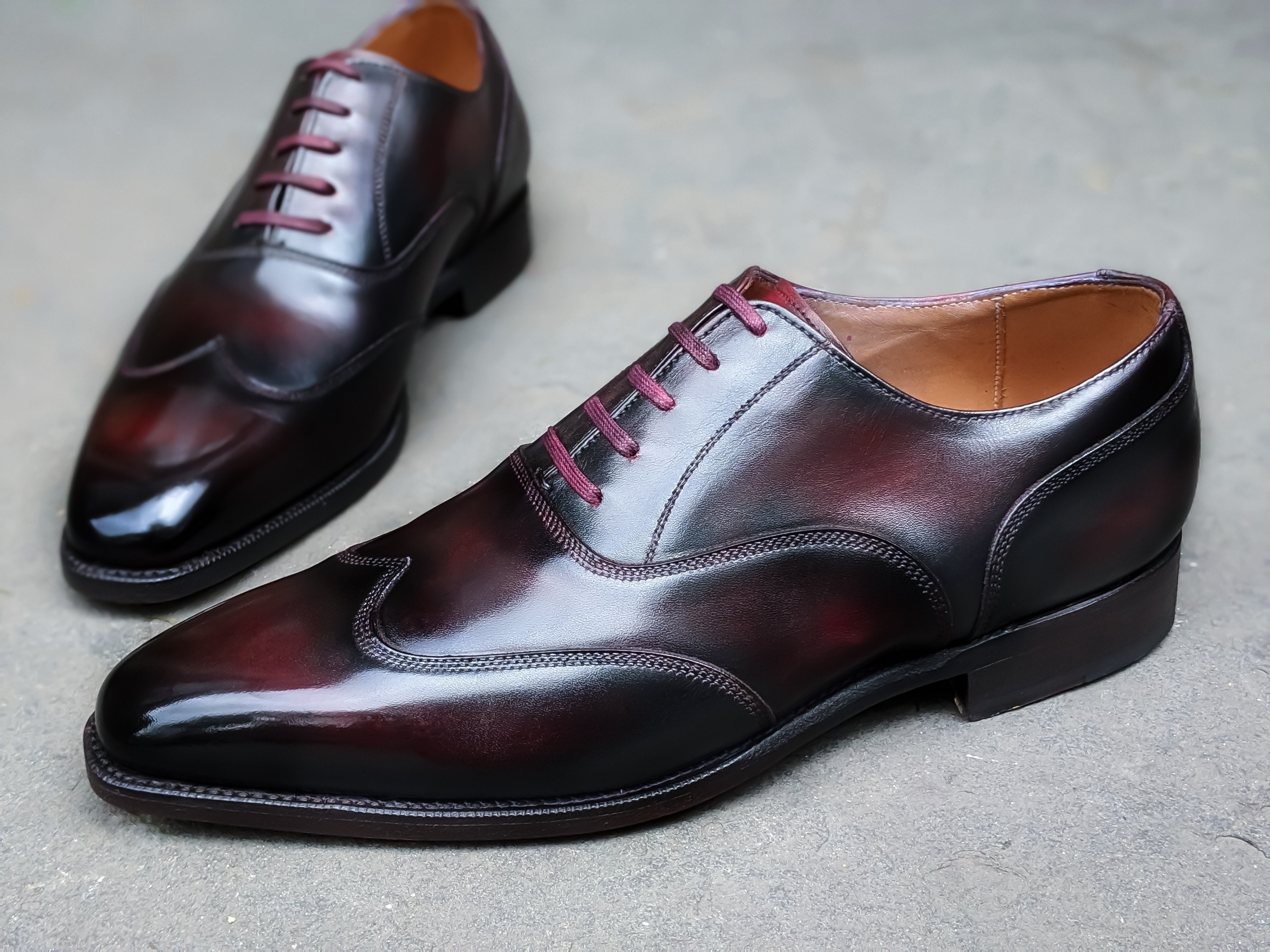 Calfskin Belt - Custom Patina-Custom Patina Belt-J.FitzPatrick Footwear