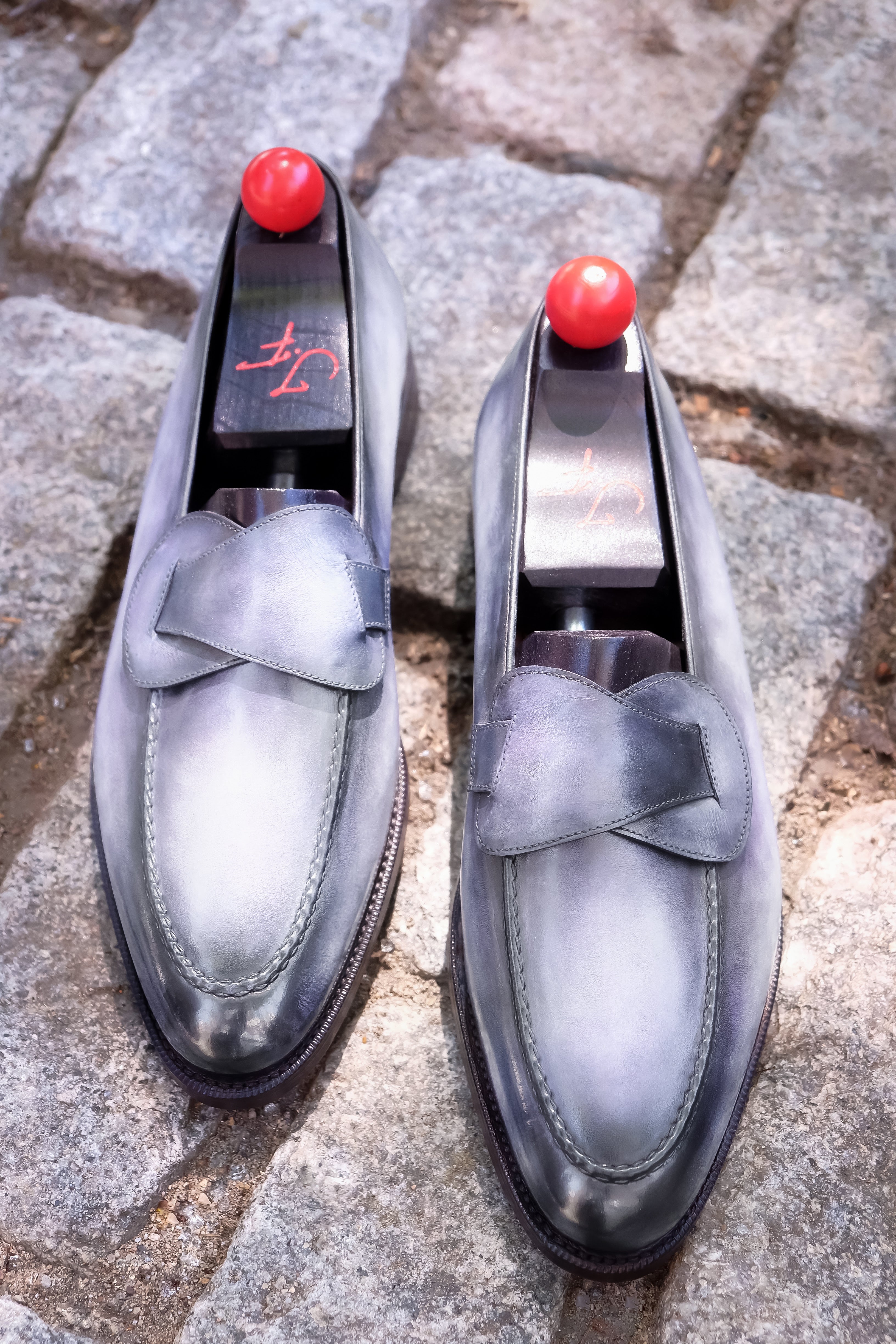 Calfskin Belt - Custom Patina-Custom Patina Belt-J.FitzPatrick Footwear