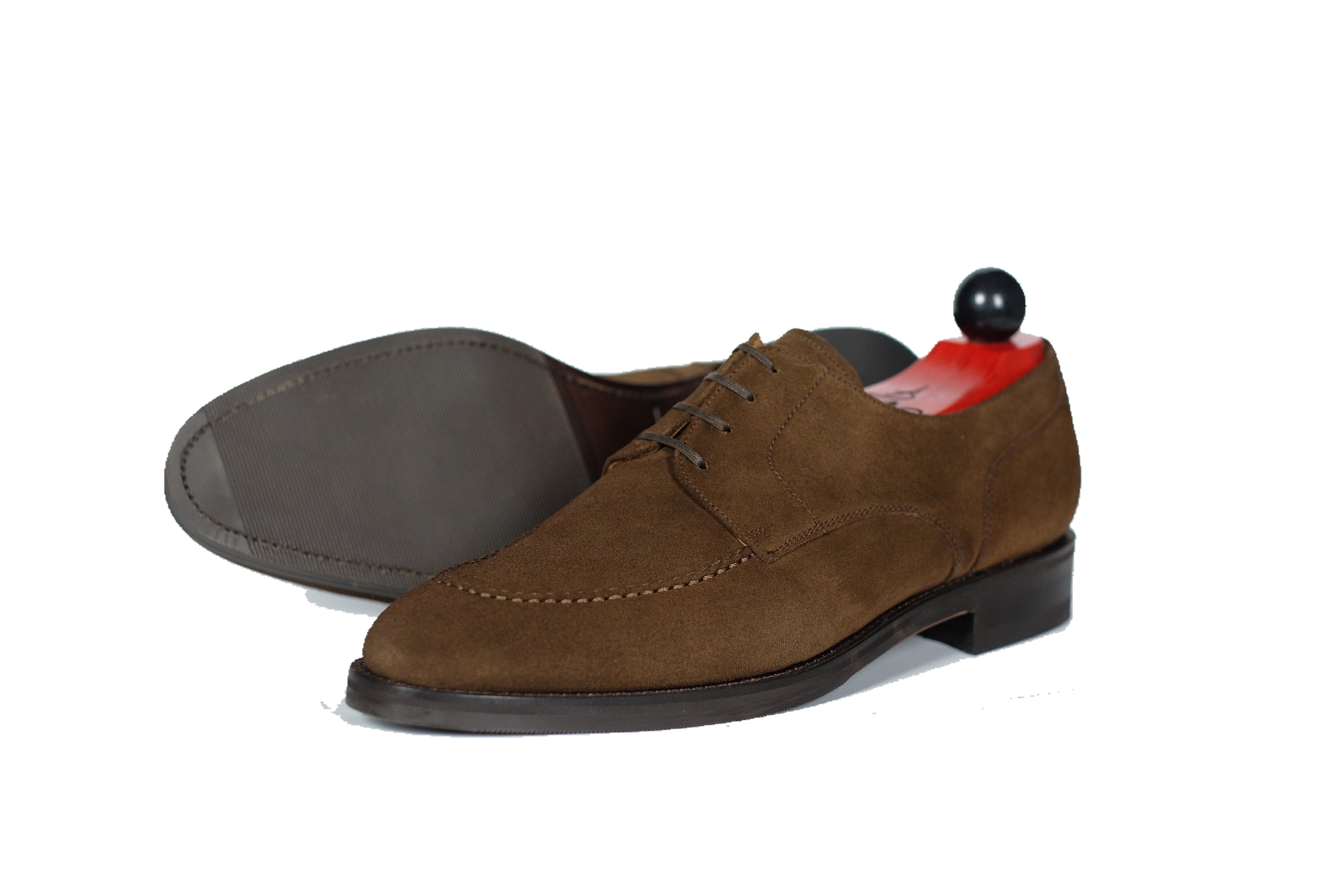 Cle Elum - Mocha Suede-Derbies-J.FitzPatrick Footwear