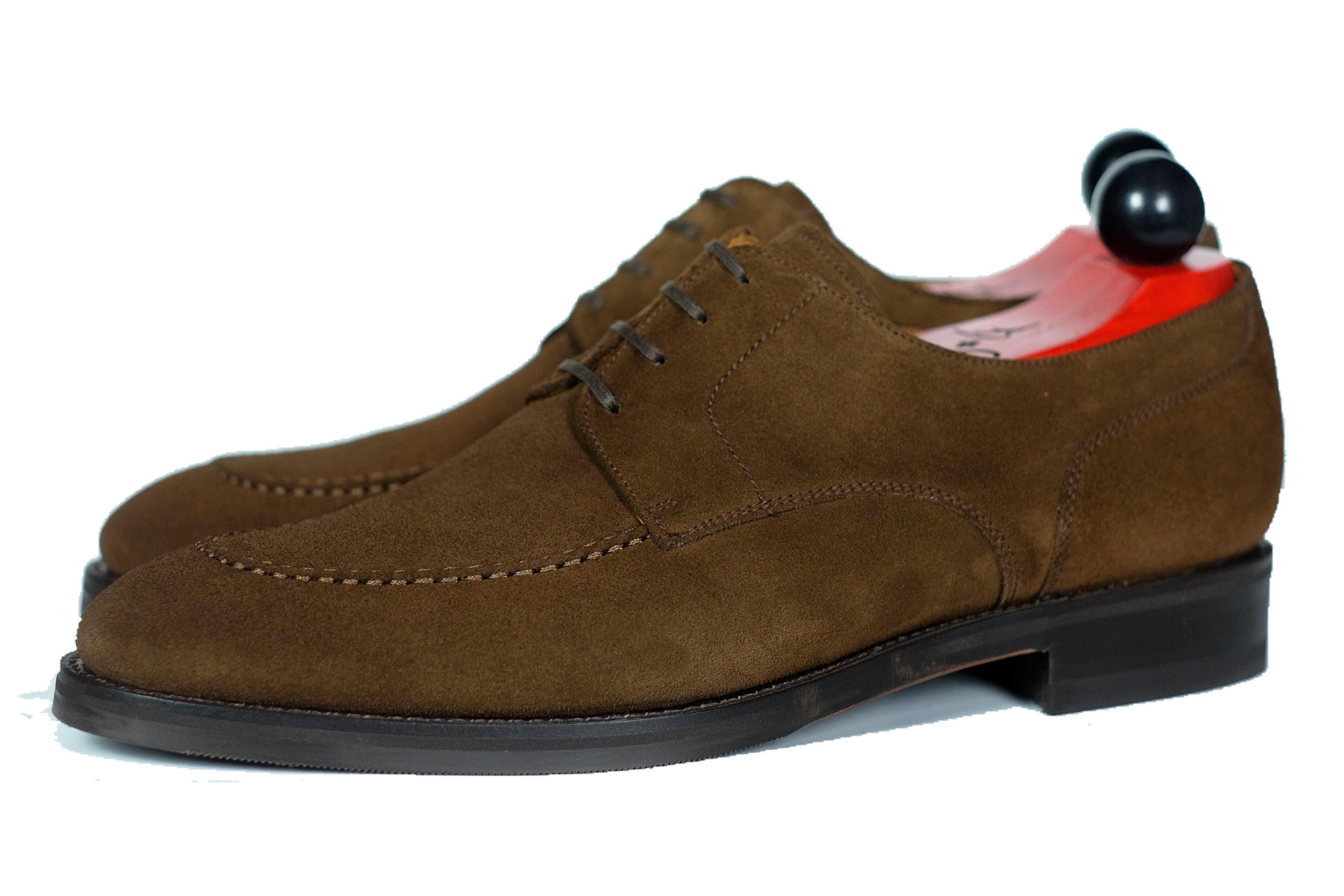 Cle Elum - Mocha Suede-Derbies-J.FitzPatrick Footwear