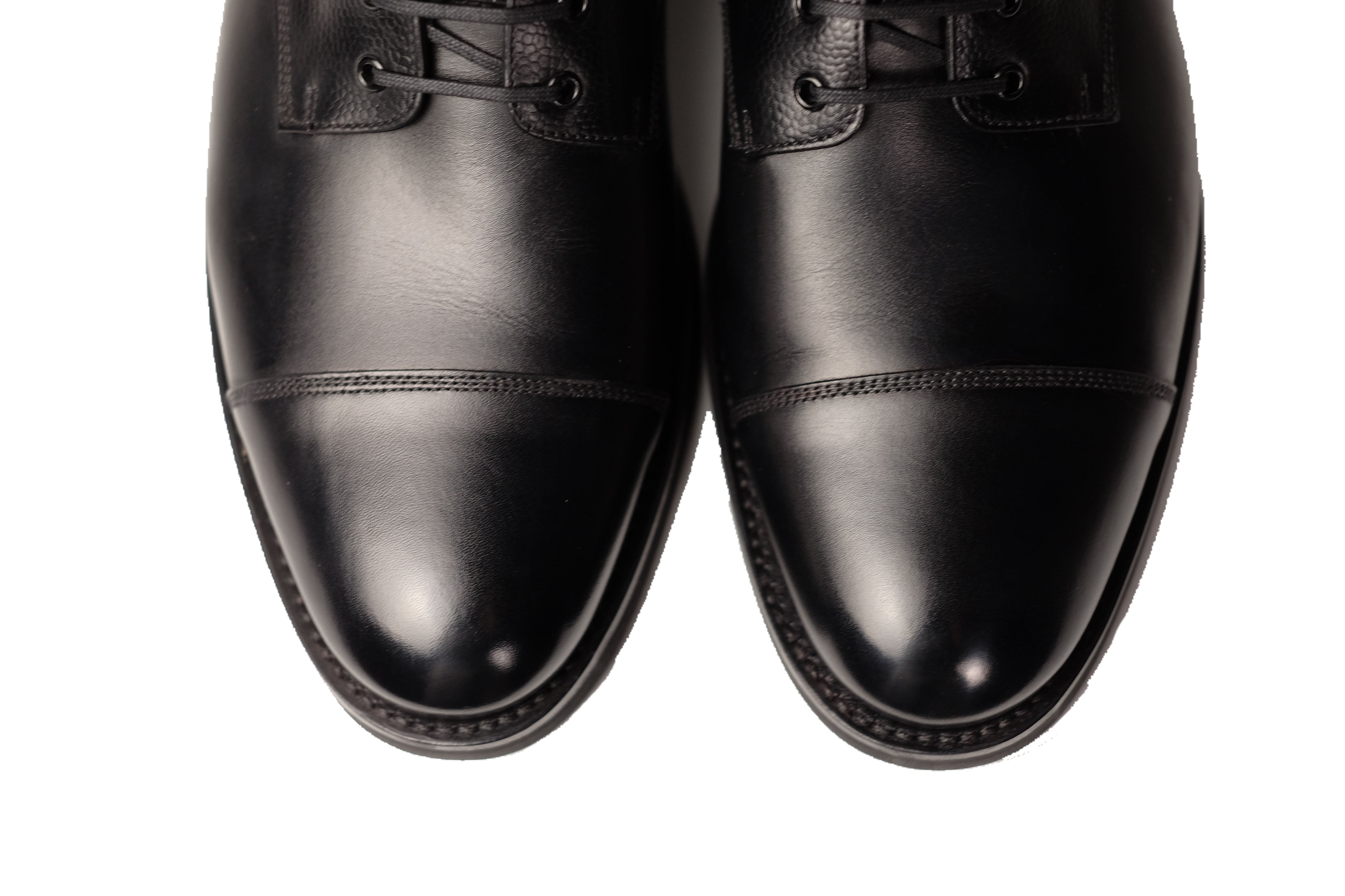 Columbia Redux - Black Calf / Black Grain-Derby Boots-J.FitzPatrick Footwear