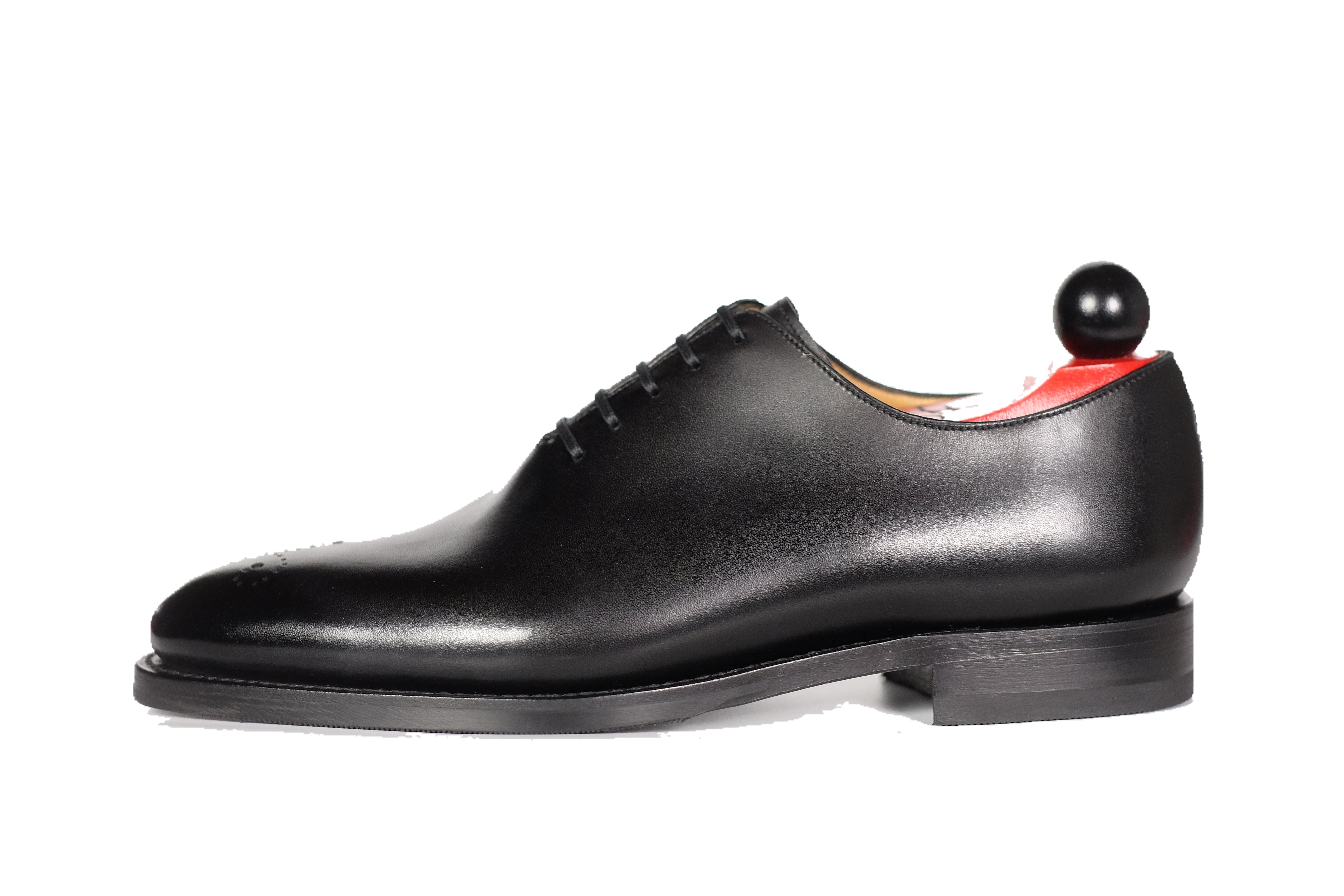 Crescent - Black Calf-Wholecut Oxfords-J.FitzPatrick Footwear