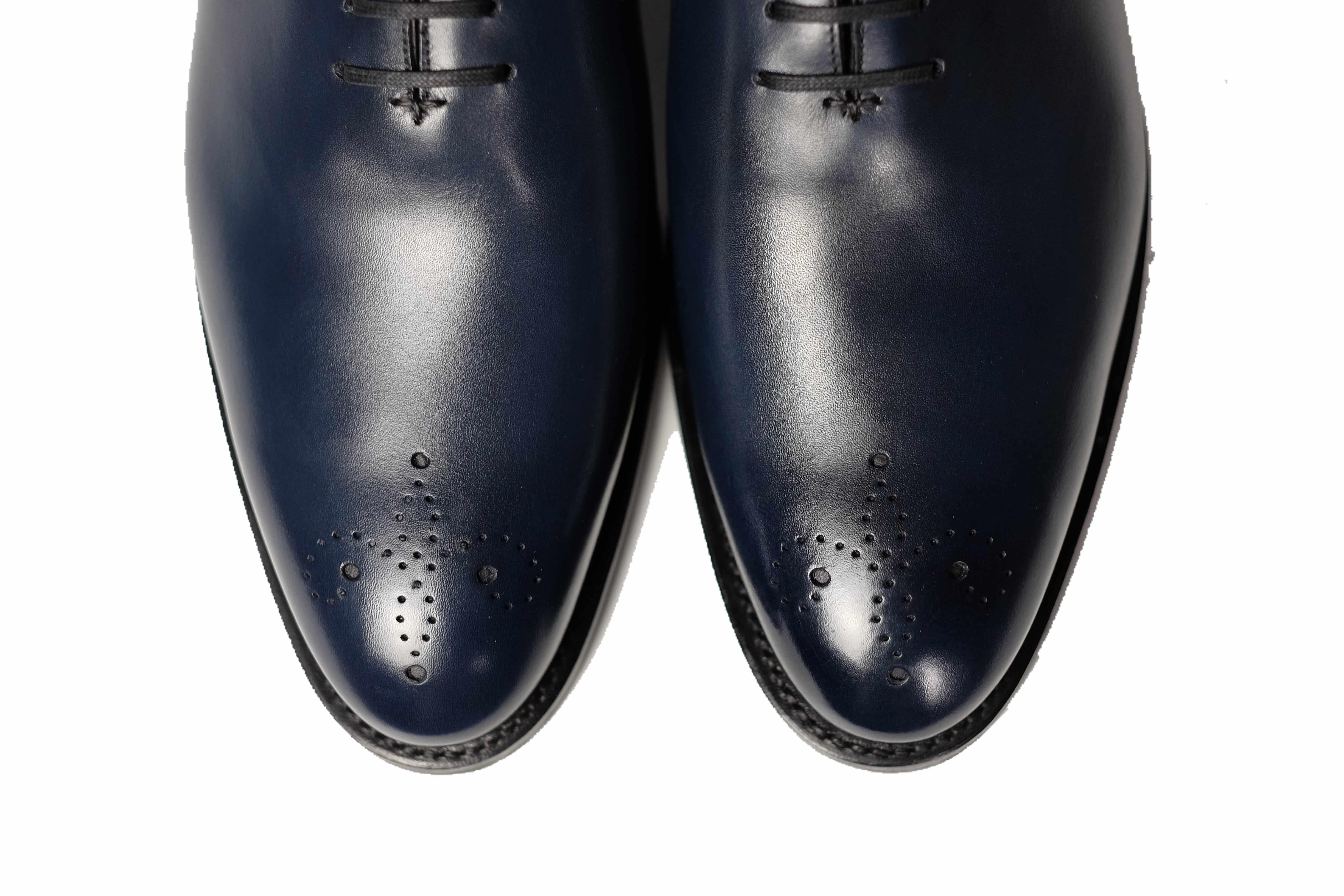 Crescent - Deep Ocean Calf-Wholecut Oxfords-J.FitzPatrick Footwear