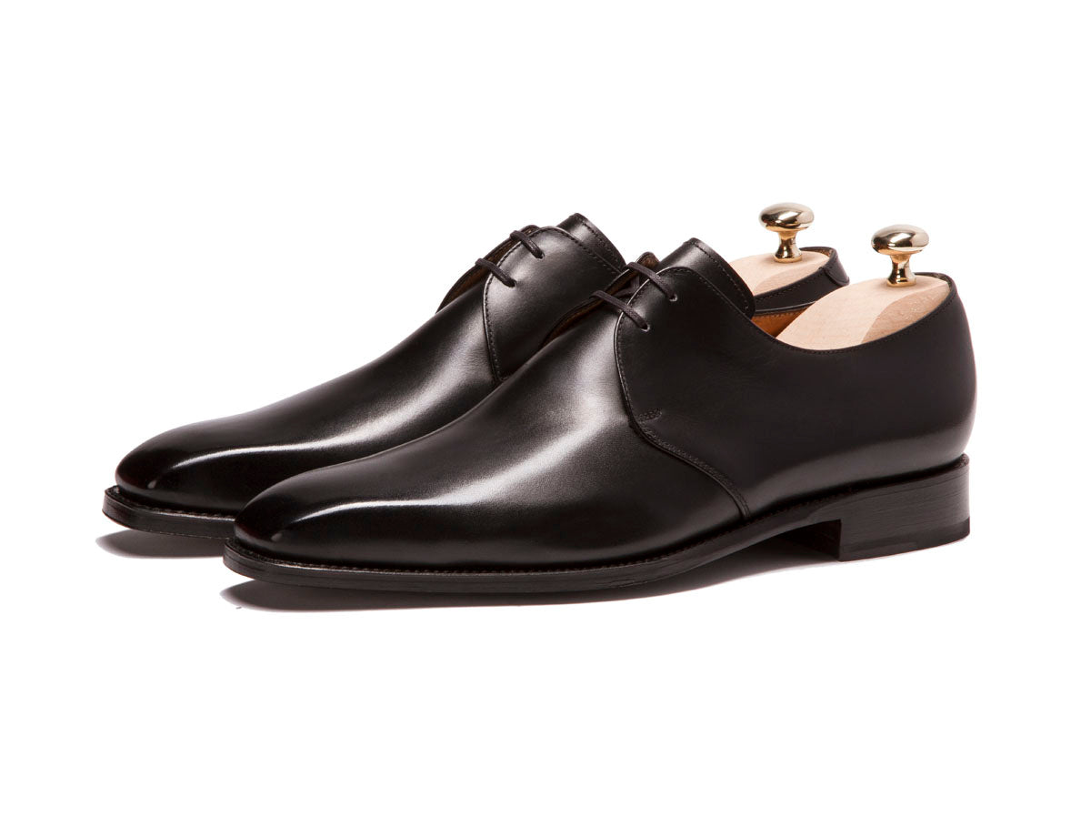 Fremont - MTO - Black Calf-Made To Order Derbies Derby Two Eyelet-J.FitzPatrick Footwear