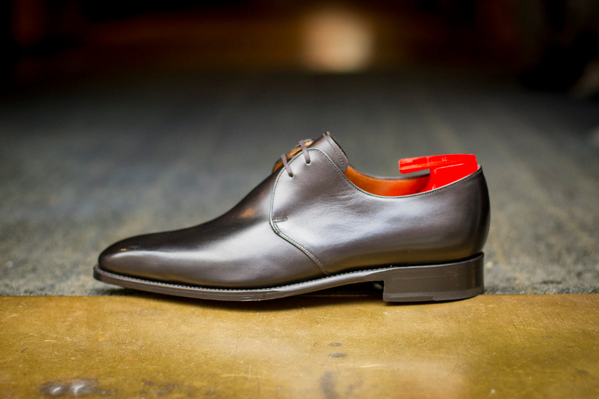 Fremont - MTO - Black Calf-Made To Order Derbies Derby Two Eyelet-J.FitzPatrick Footwear