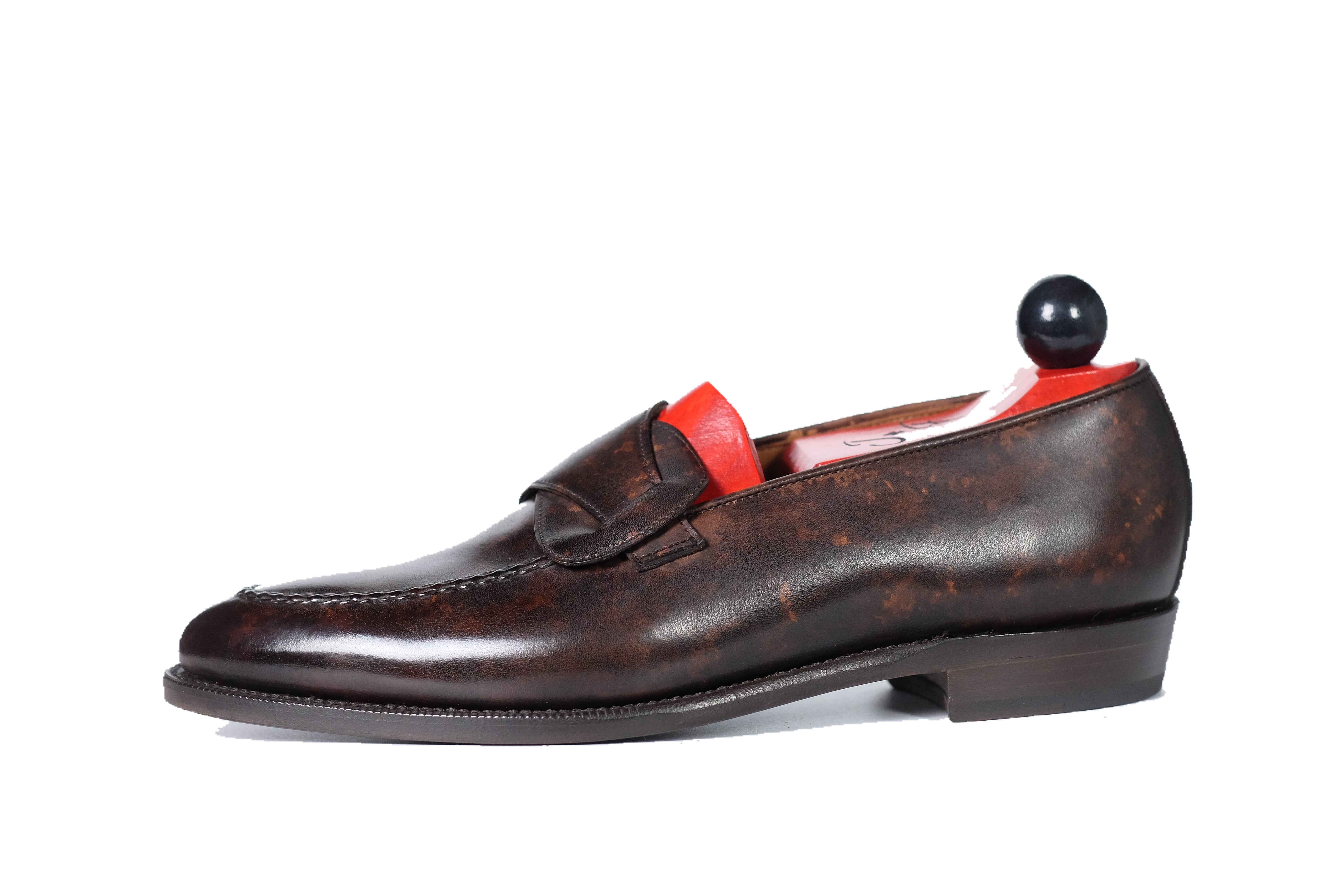 Hawthorne - Dark Brown Marble Patina - PRE ORDER-Butterfly Loafers-J.FitzPatrick Footwear
