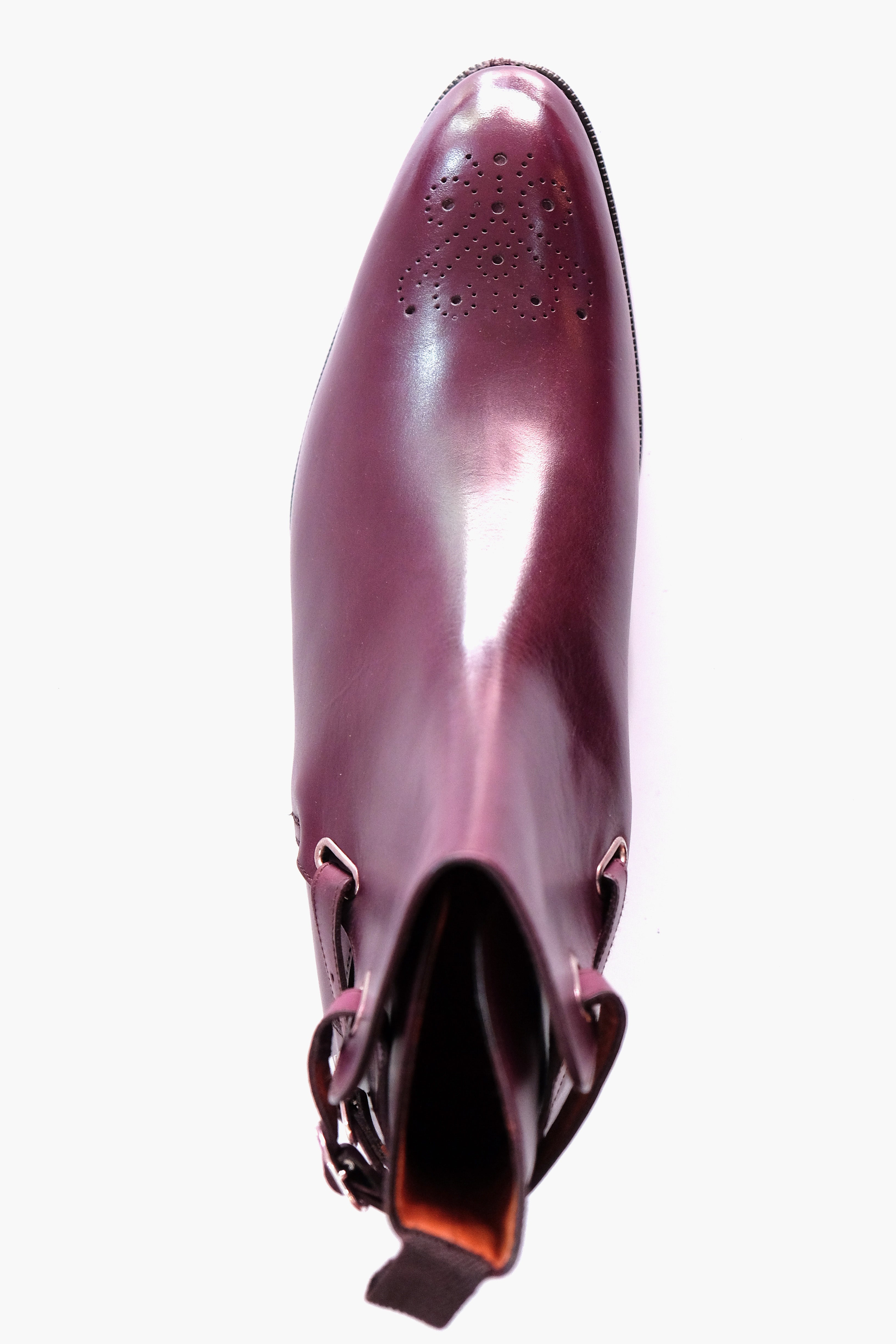 Indianola - MTO - Orchid Calf - NGT Last - Single Leather Sole-Made To Order Jodhpur Boots-J.FitzPatrick Footwear