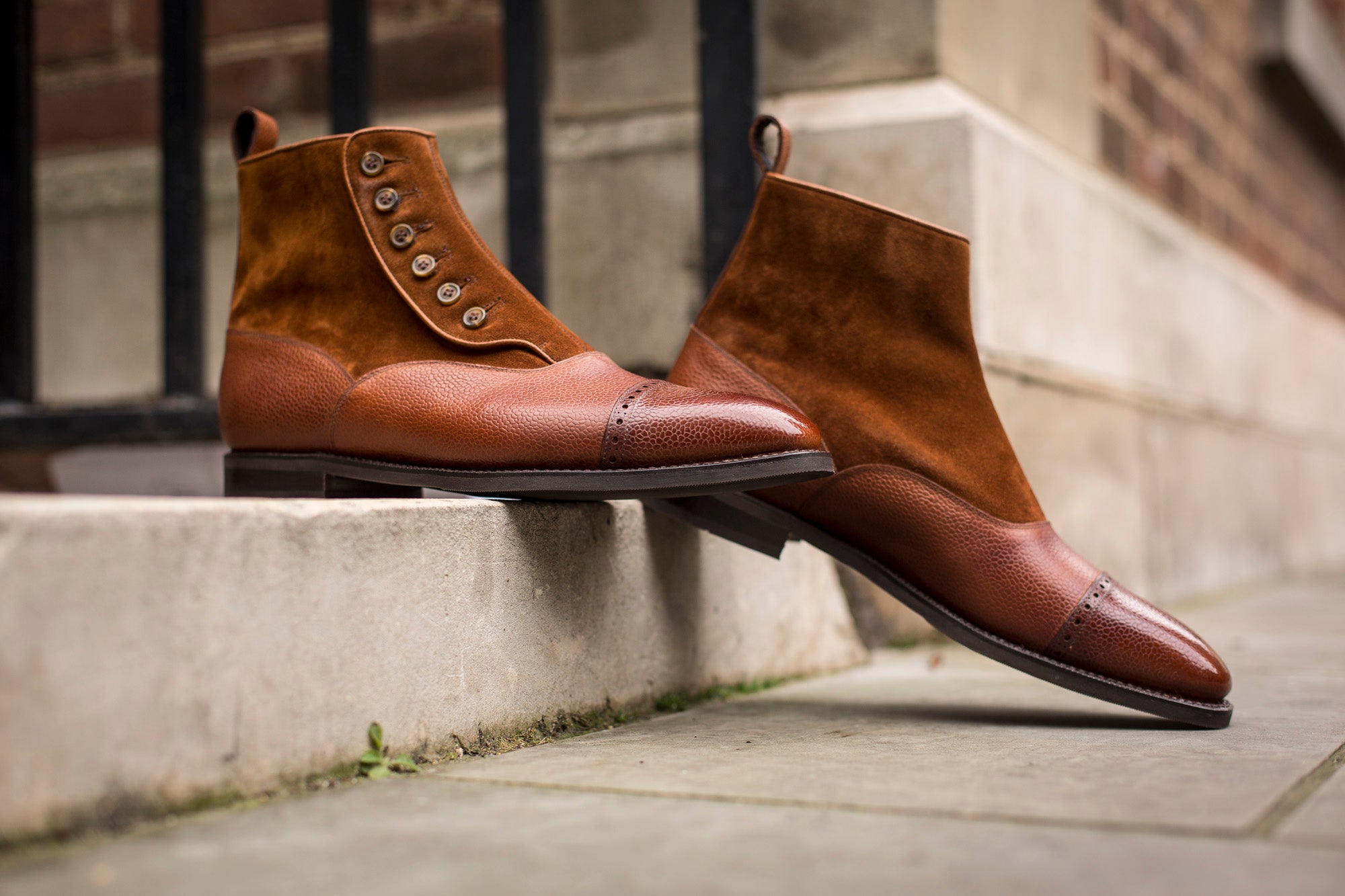 Westlake - MTO - Tan Grain / Snuff Suede - LPB Last - City Rubber Sole