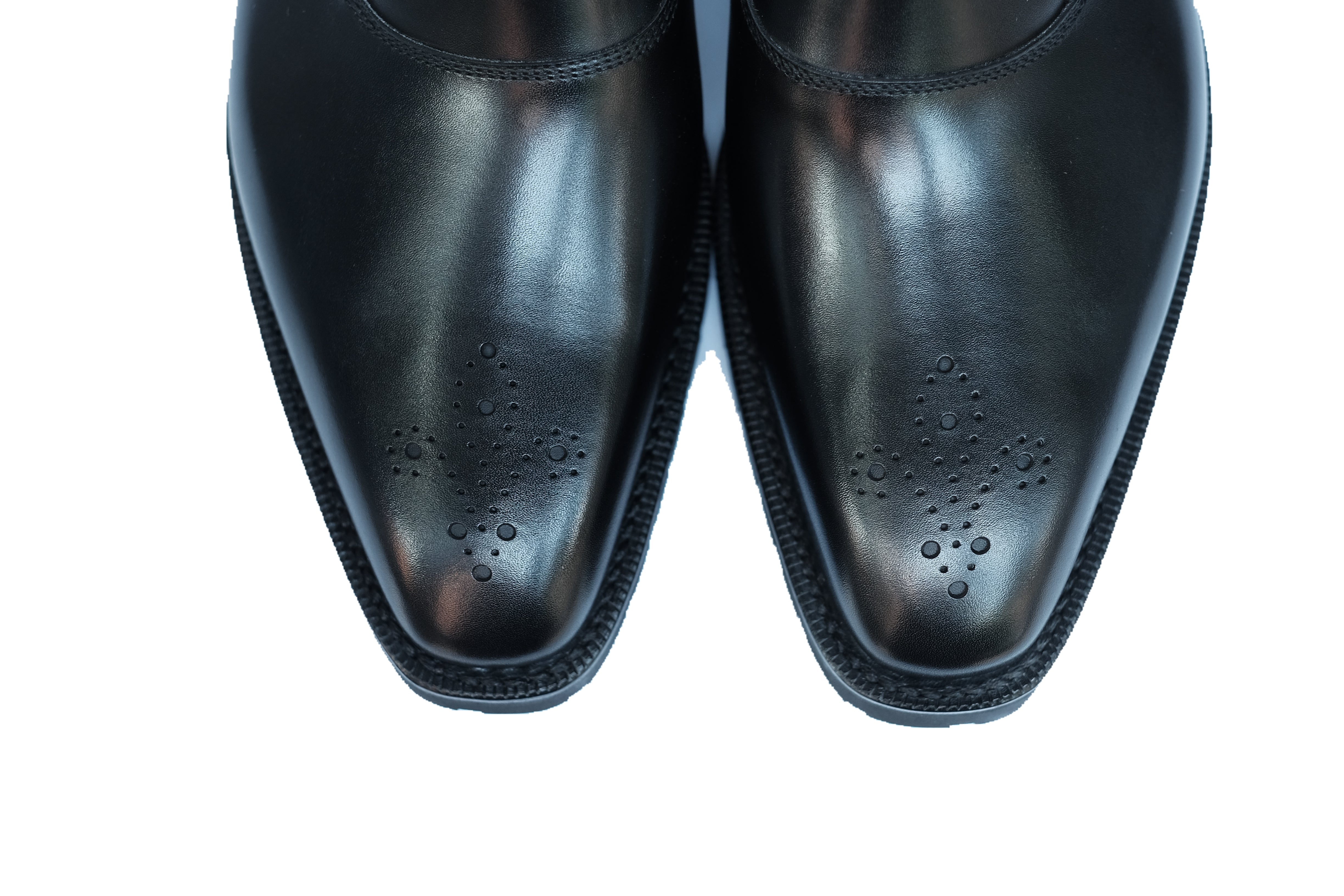 Martel - MTO - Black Calf-Made To Order Single Monkstrap Medallion-J.FitzPatrick Footwear