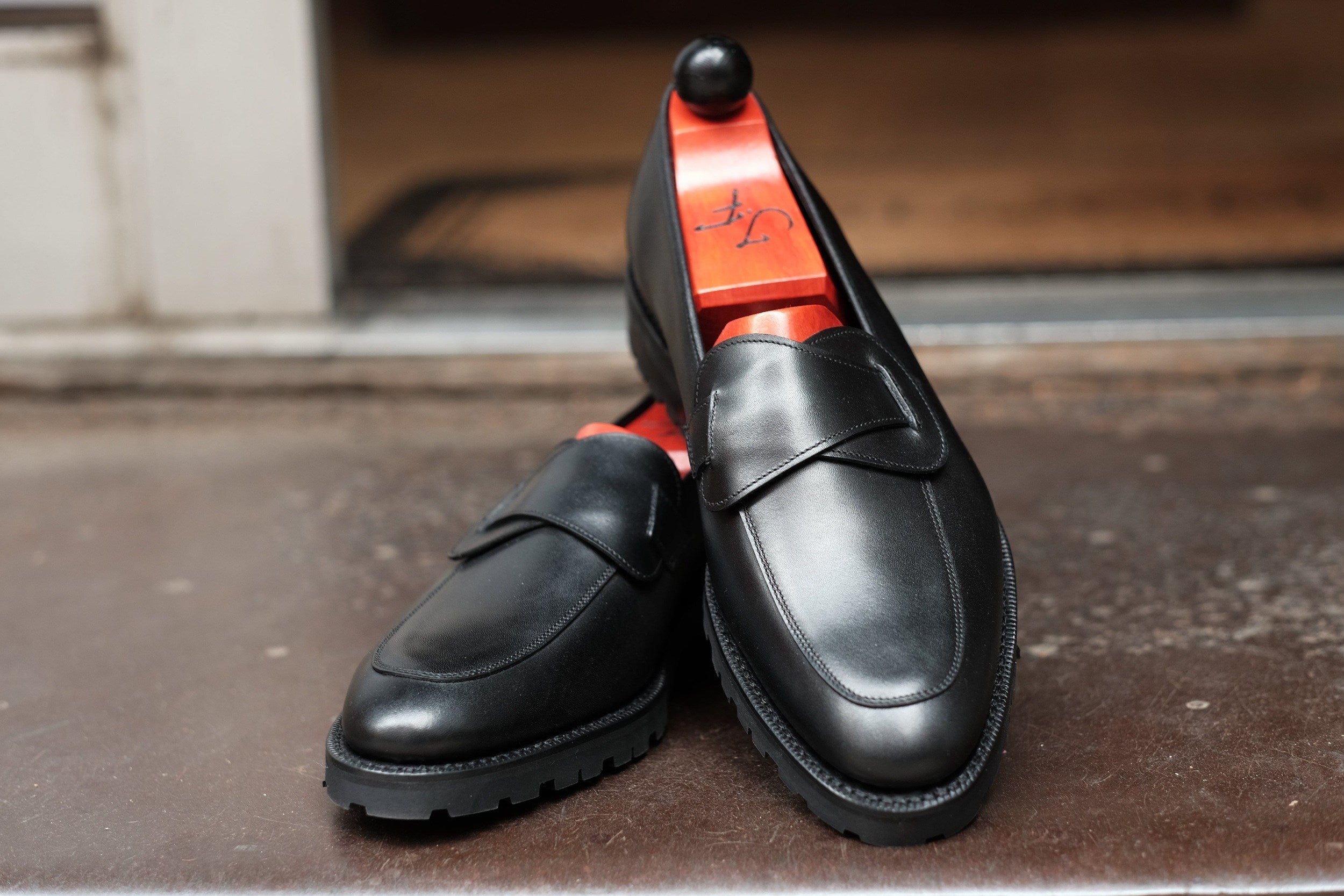 Meridian - Black Calf-Butterfly Loafers-J.FitzPatrick Footwear