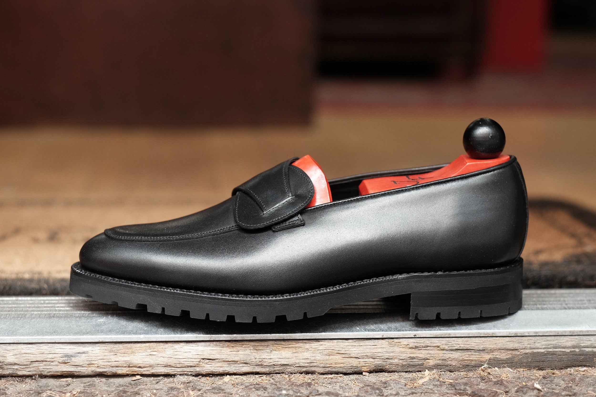 Meridian - Black Calf-Butterfly Loafers-J.FitzPatrick Footwear