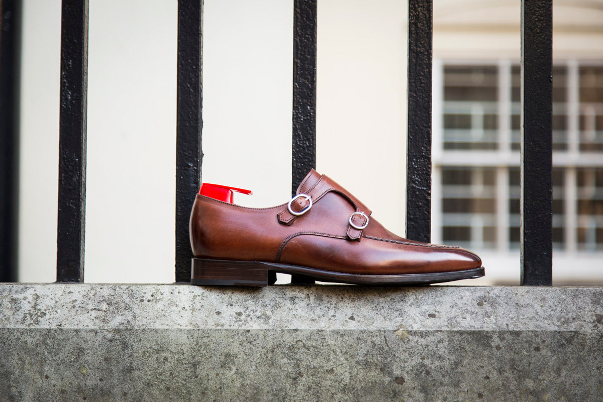 Montlake - MTO - Cedar Calf-Made To Order Double Monkstrap Hand Stitched-J.FitzPatrick Footwear