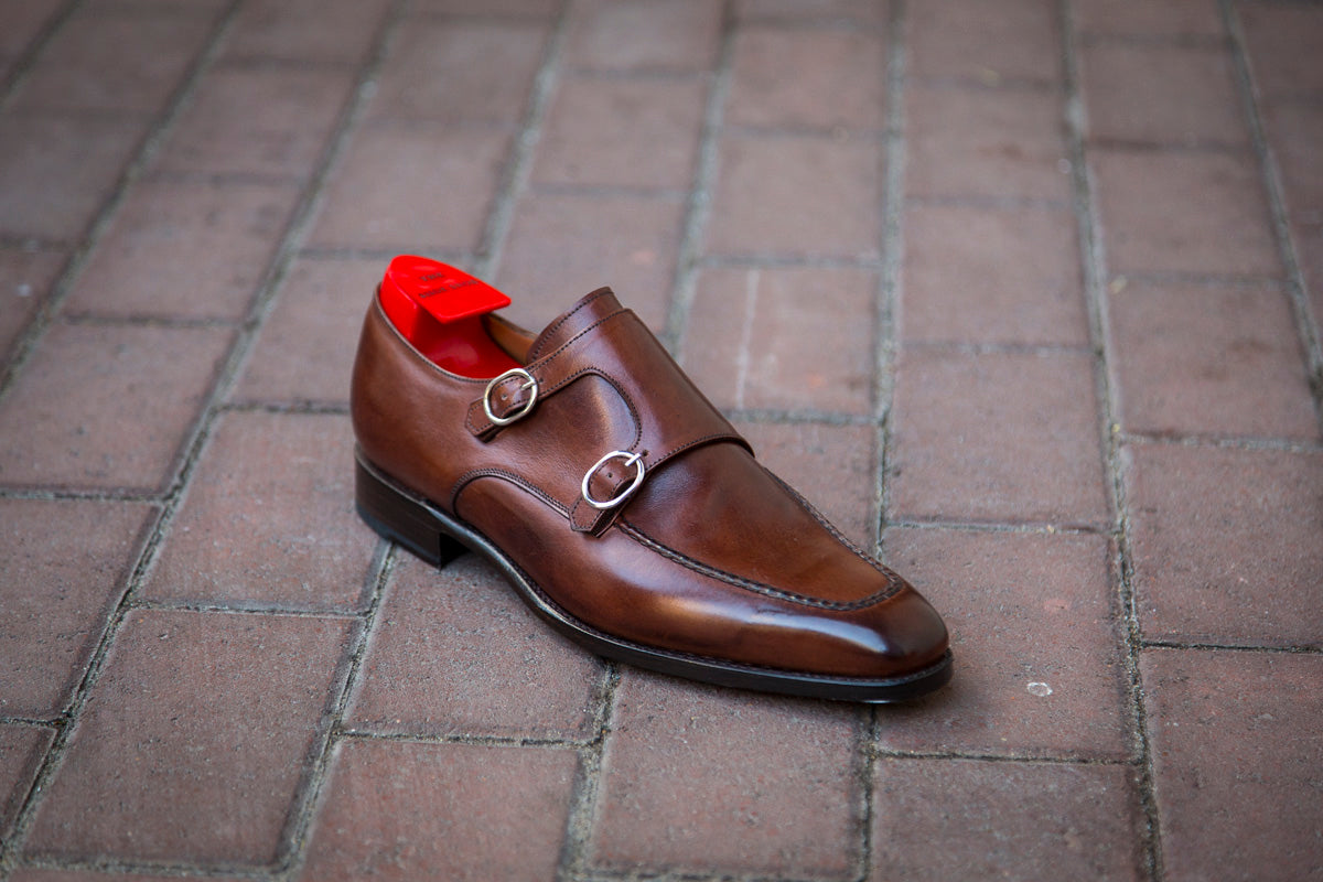 Montlake - MTO - Cedar Calf-Made To Order Double Monkstrap Hand Stitched-J.FitzPatrick Footwear