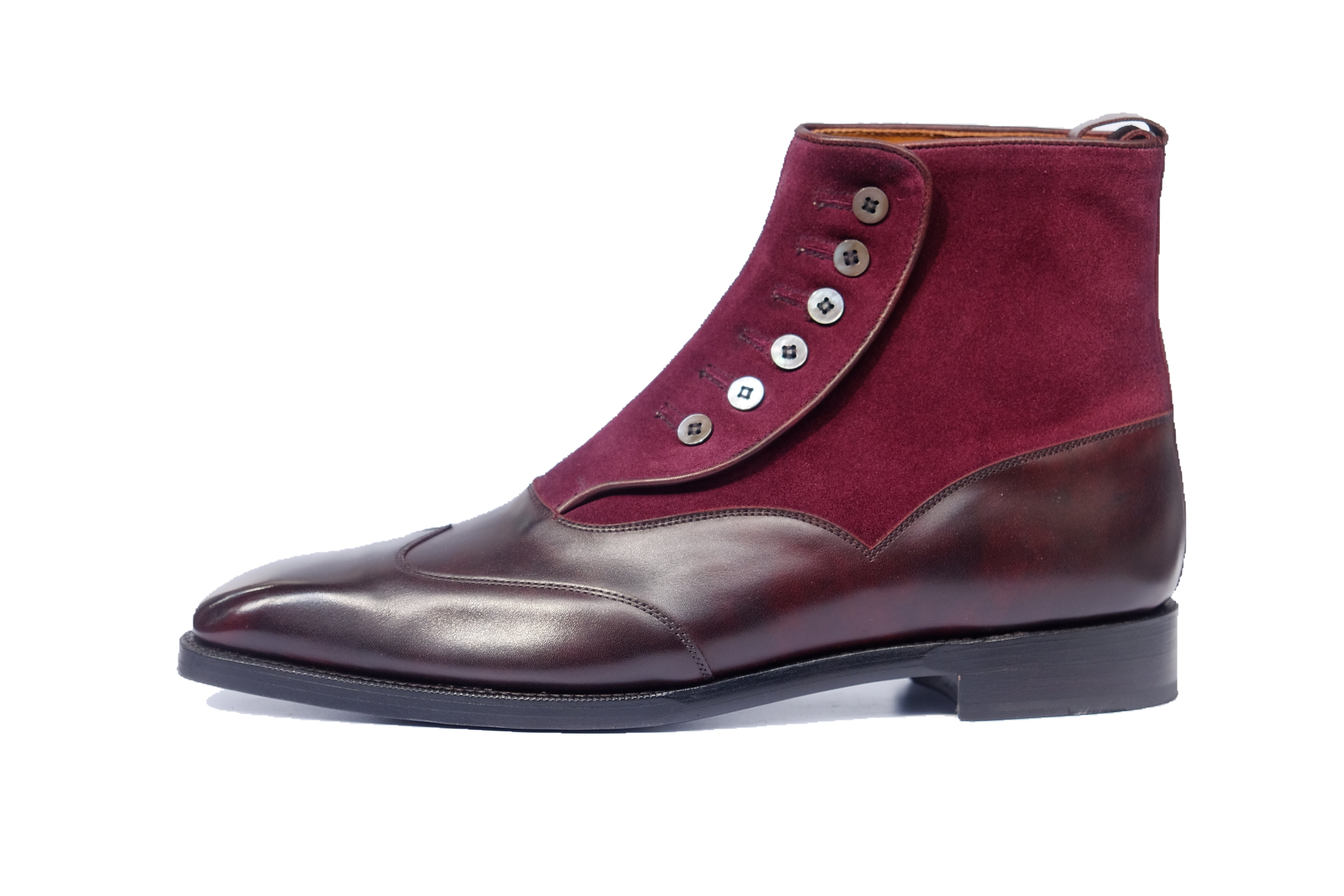 Northbend - MTO - Plum Museum Calf / Regal Purple Suede - MGF Last - Single Leather Sole-Made To Order-J.FitzPatrick Footwear