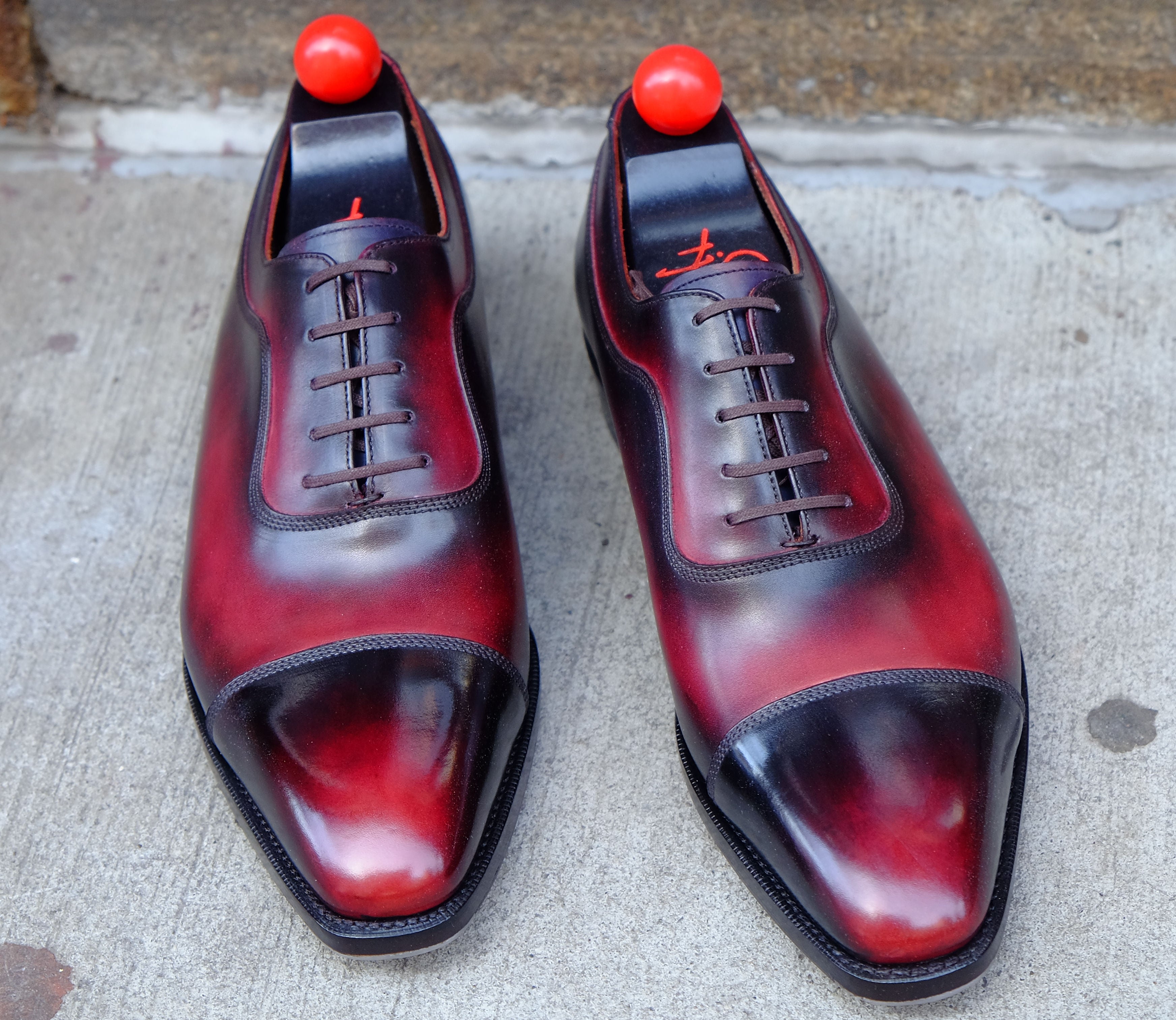 Patina Ember - MTO - Woodway-Made To Order Oxfords Custom Patina-J.FitzPatrick Footwear