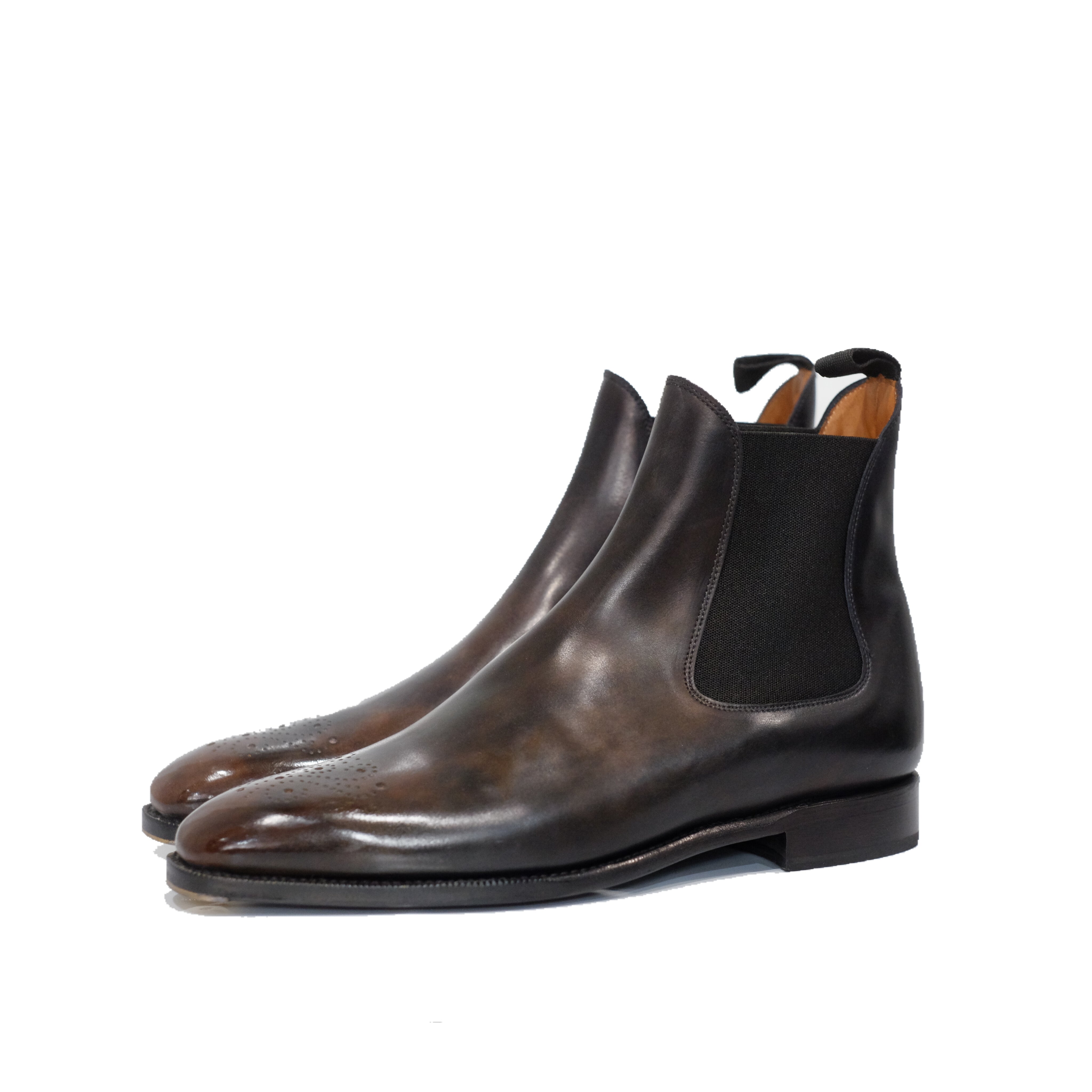 Patina Golem - MTO - Highland-Made To Order Chelsea Boots-J.FitzPatrick Footwear
