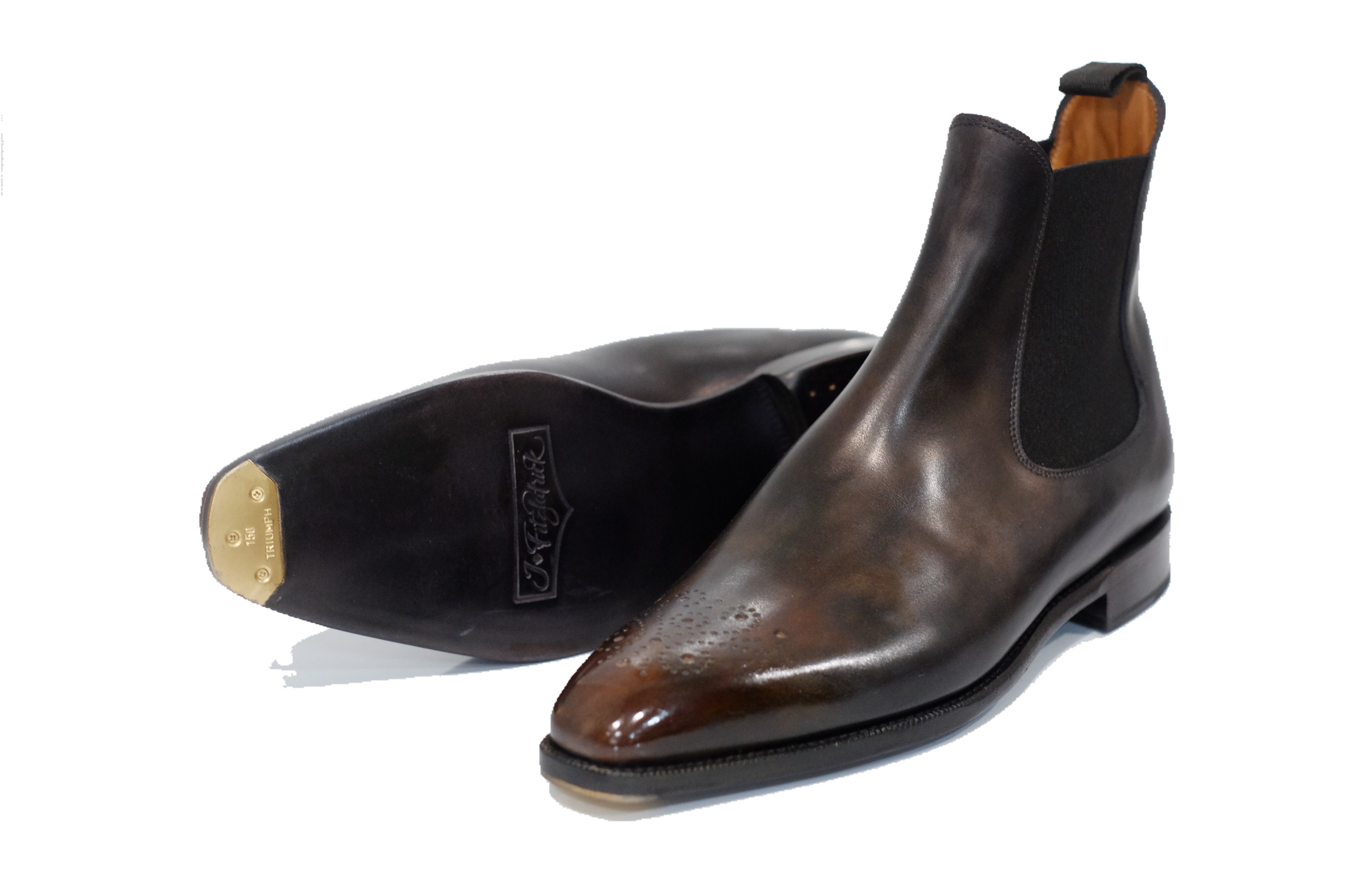 Patina Golem - MTO - Highland-Made To Order Chelsea Boots-J.FitzPatrick Footwear