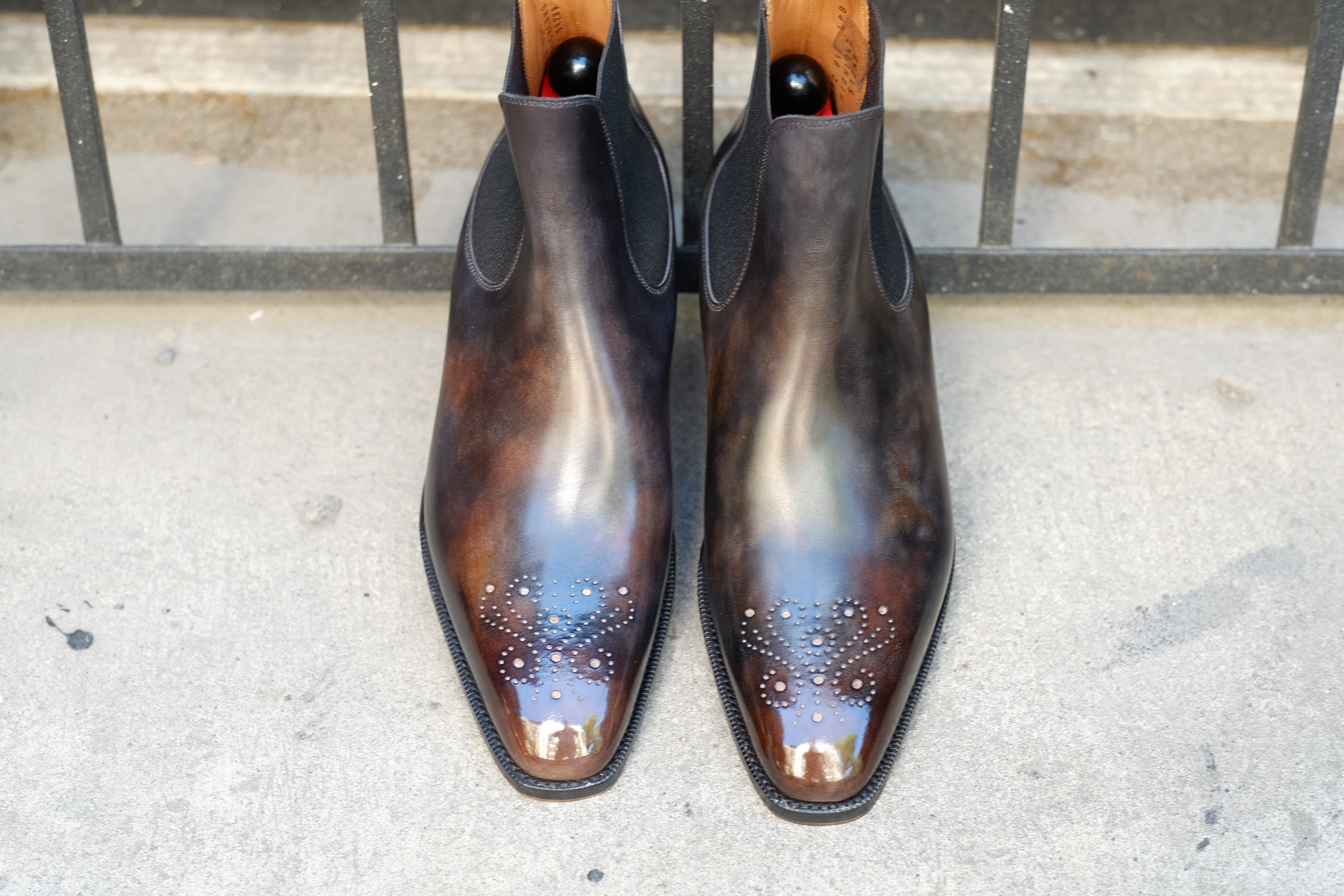 Patina Golem - MTO - Highland-Made To Order Chelsea Boots-J.FitzPatrick Footwear