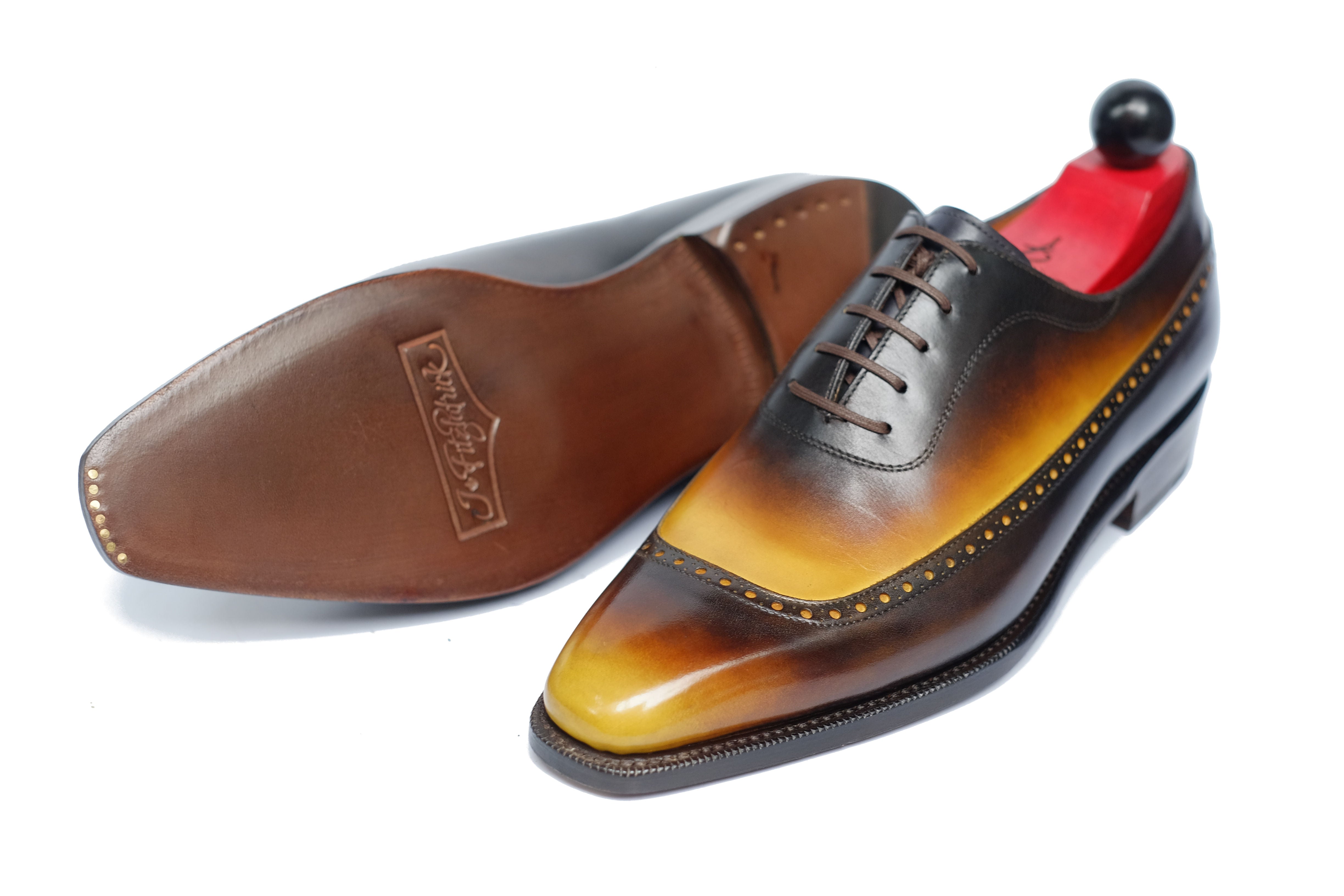 Patina Honeybee - MTO - Sebastien-Made To Order Oxfords Custom Patina-J.FitzPatrick Footwear
