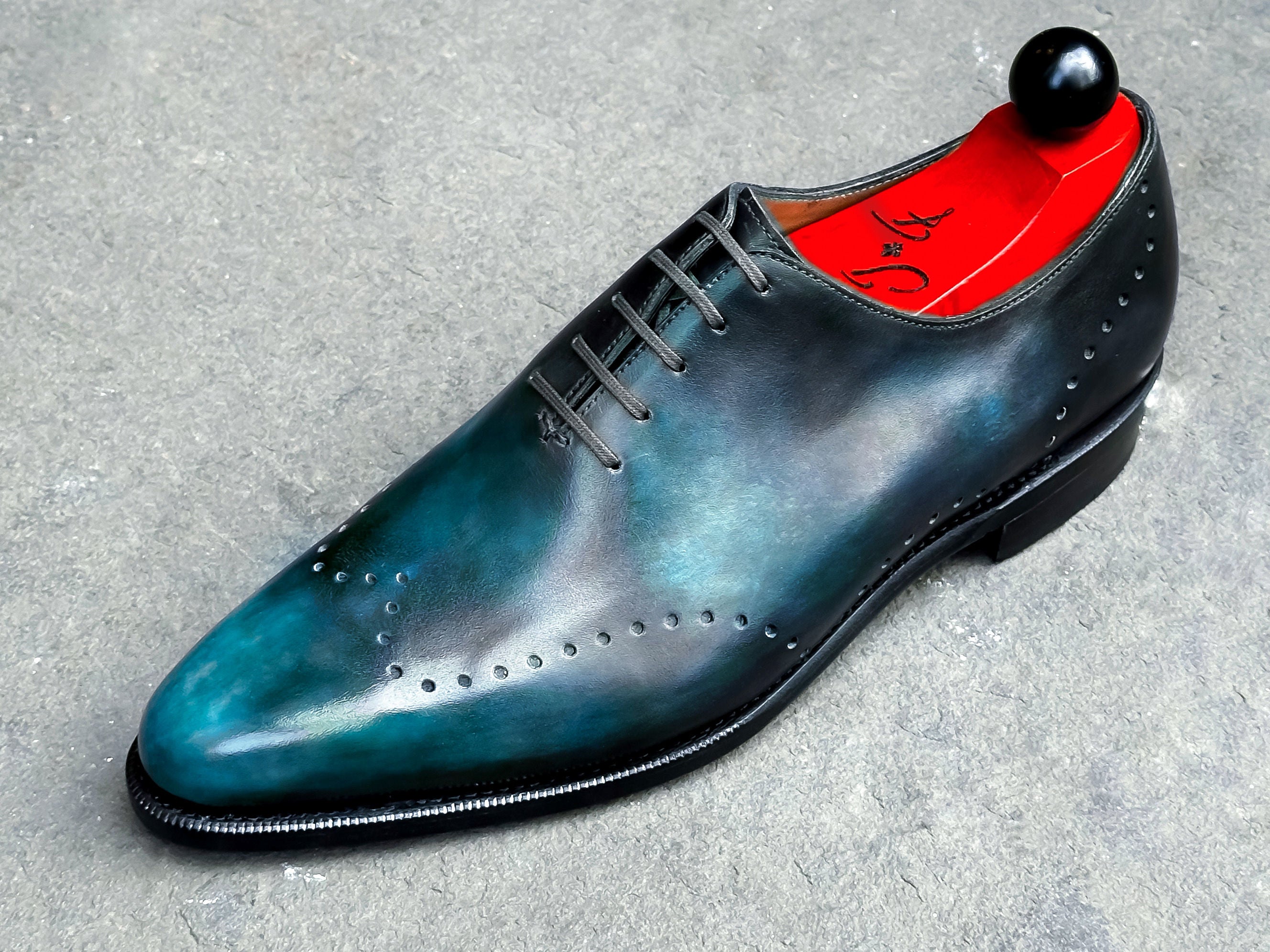 Patina Leviathan - MTO - Tony-Made To Order Oxfords Custom Patina-J.FitzPatrick Footwear