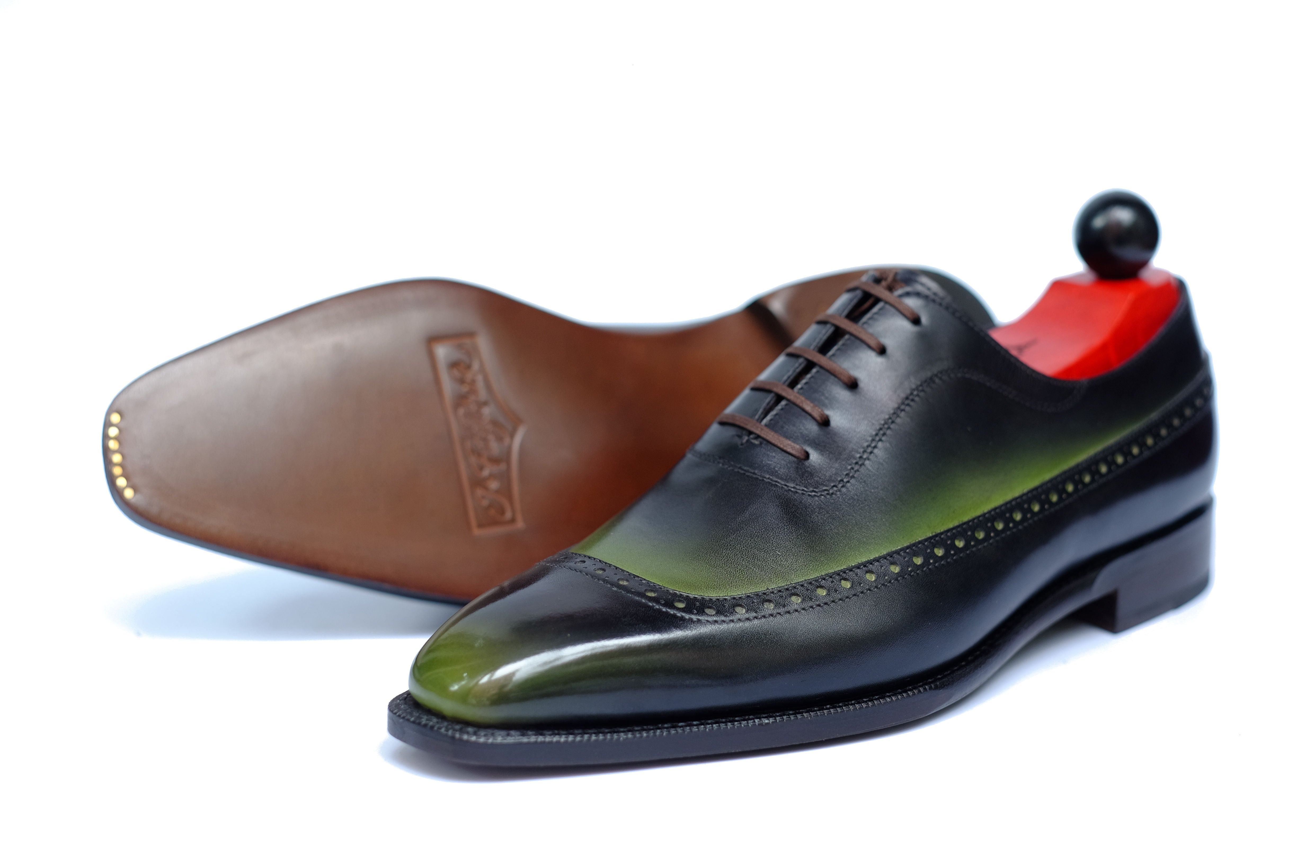 Patina Olive Tree - MTO - Sebastien-Made To Order Oxfords Custom Patina-J.FitzPatrick Footwear
