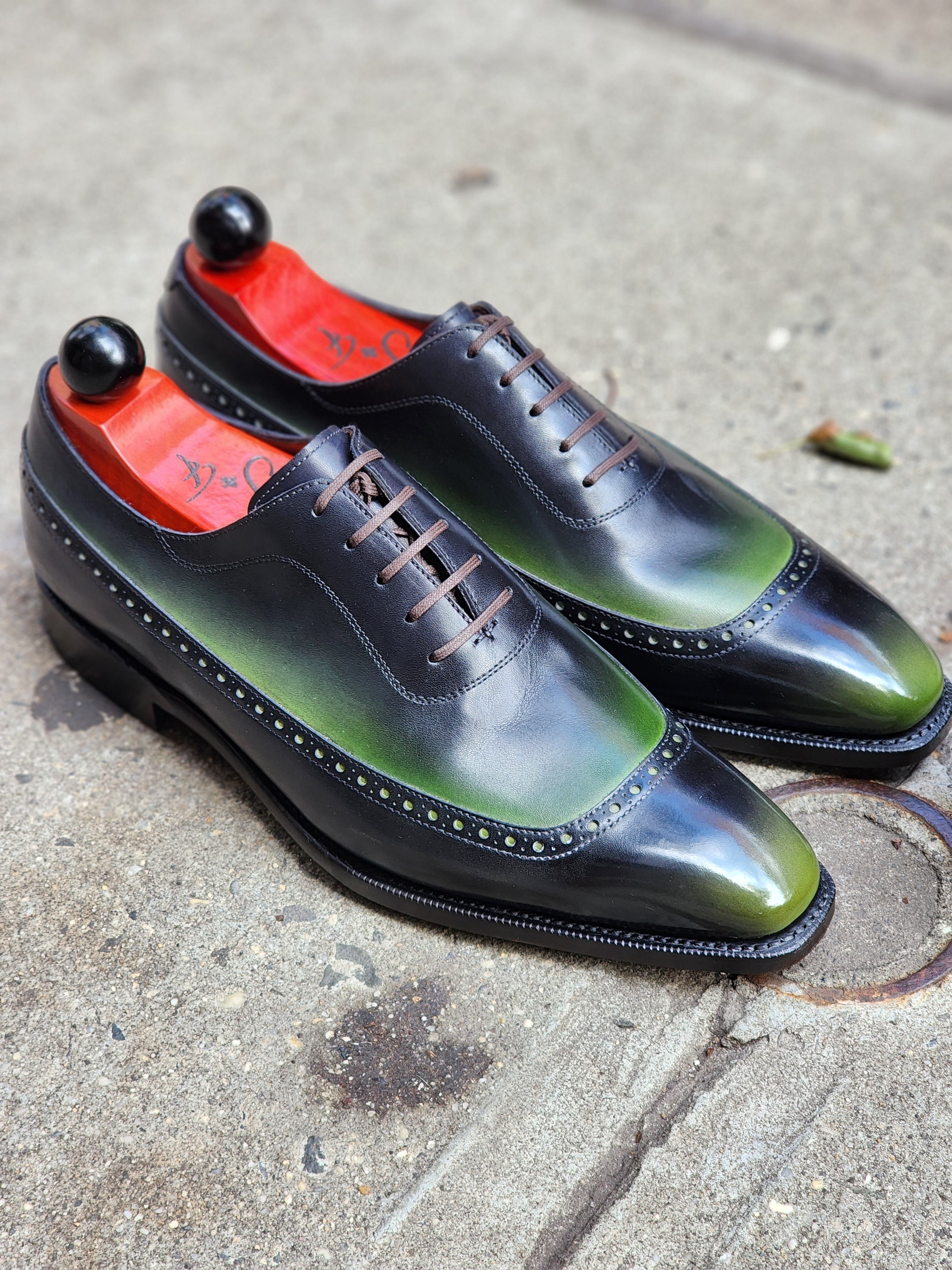 Patina Olive Tree - MTO - Sebastien-Made To Order Oxfords Custom Patina-J.FitzPatrick Footwear