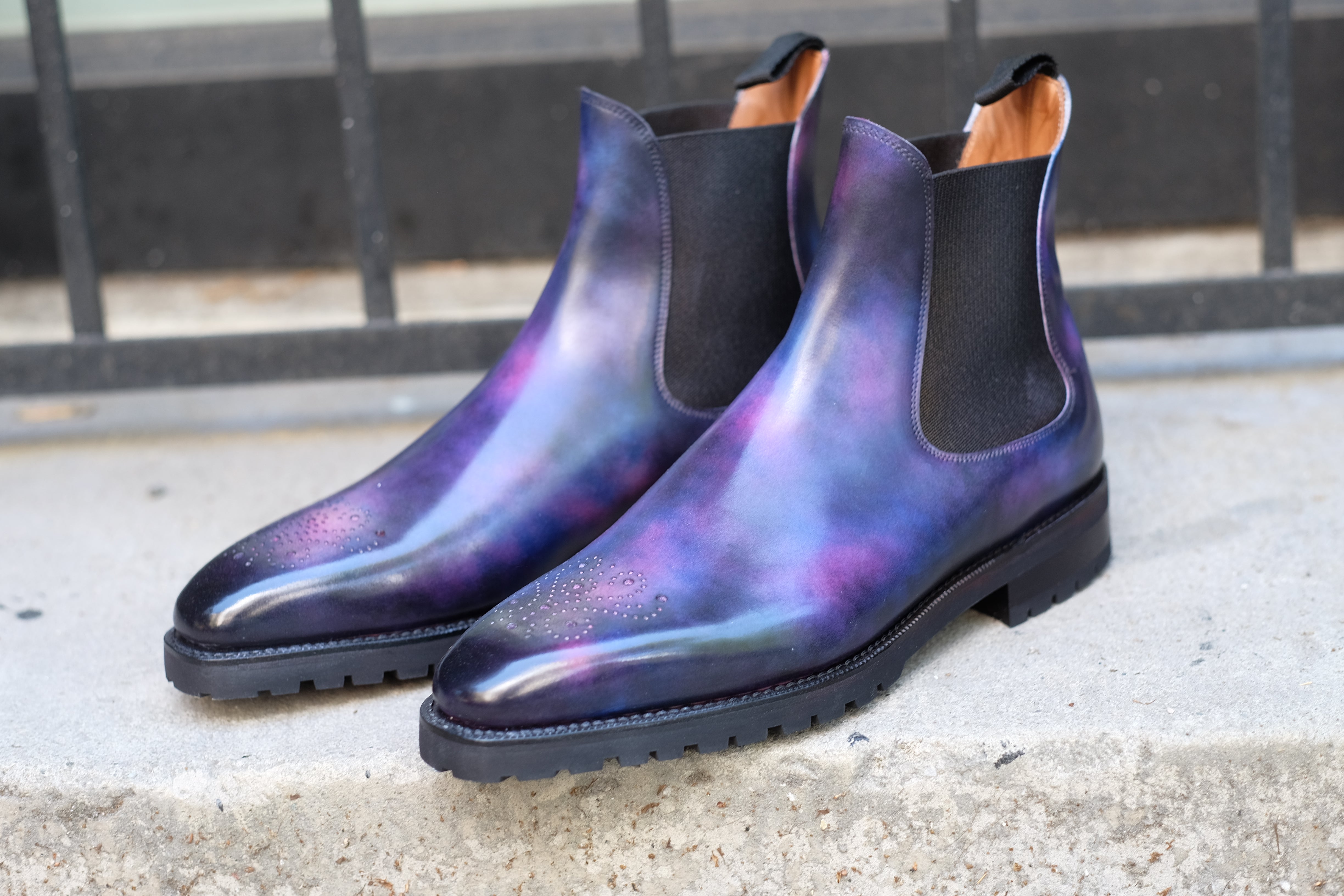 Patina Pyrenea - MTO - Highland-Made To Order Chelsea Boots-J.FitzPatrick Footwear