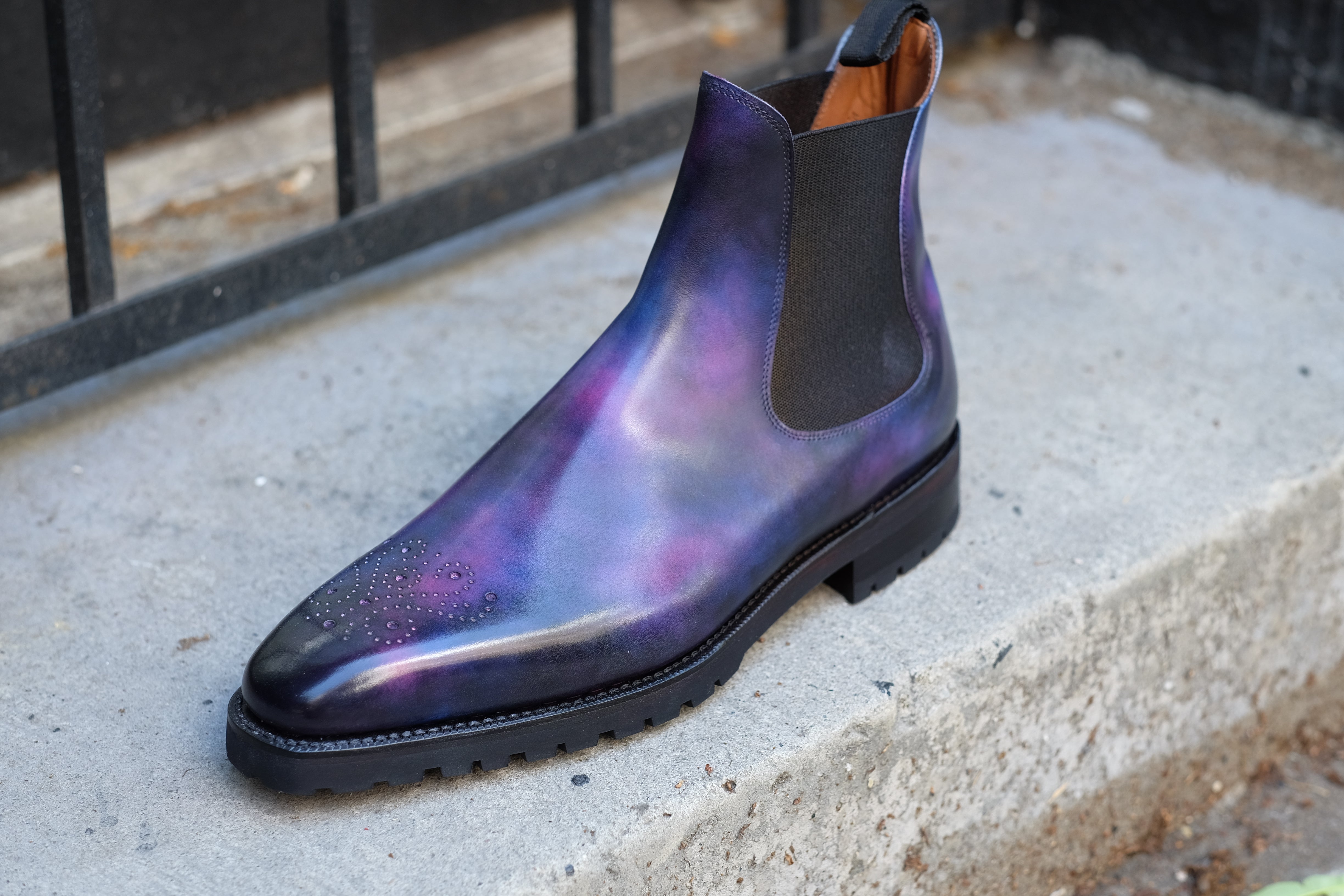 Patina Pyrenea - MTO - Highland-Made To Order Chelsea Boots-J.FitzPatrick Footwear